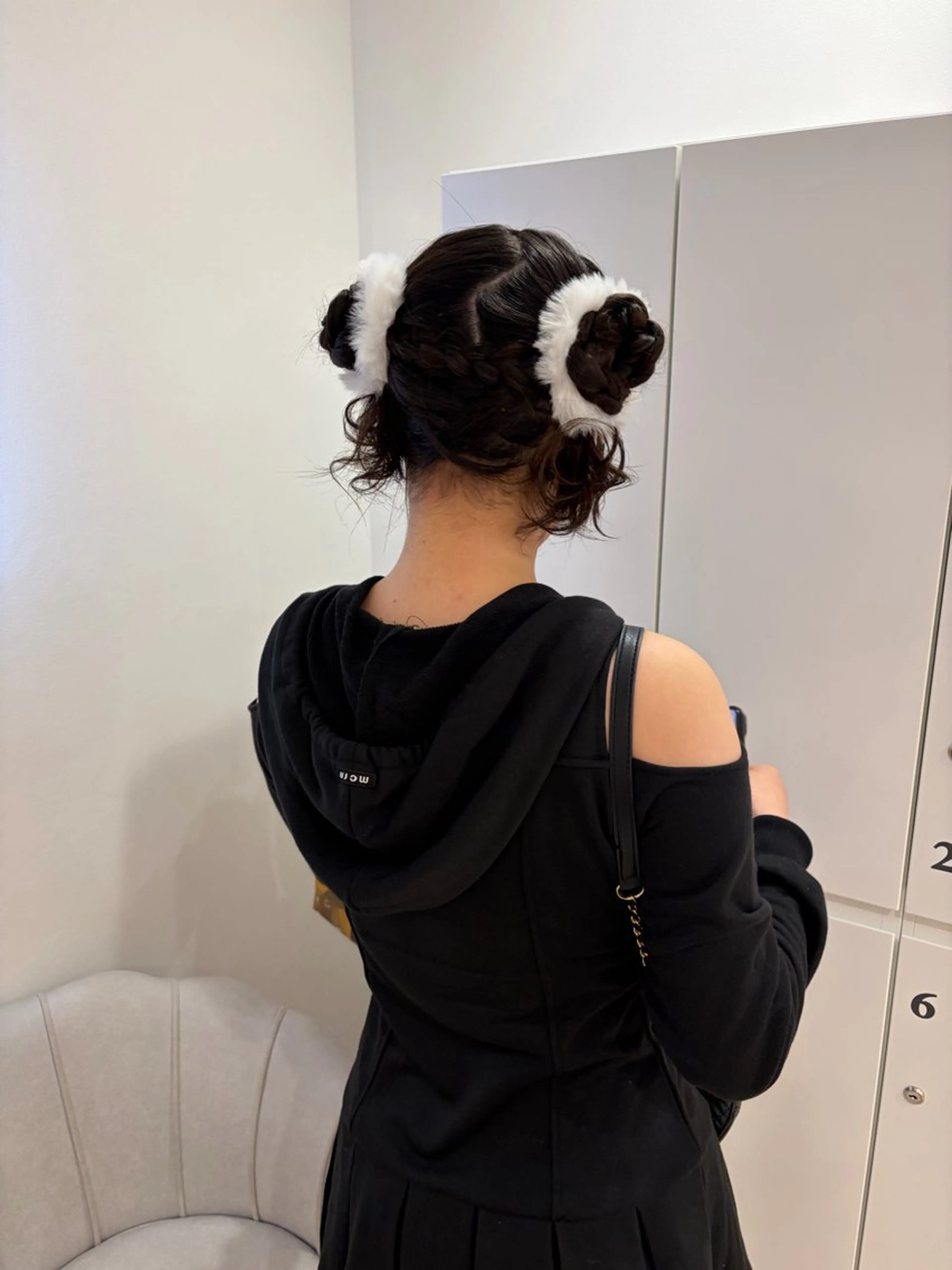 ロング ヘアアレンジ ヘアセット ヘアセット/レイヤー オリーブ/はるか🎀のヘアスタイル