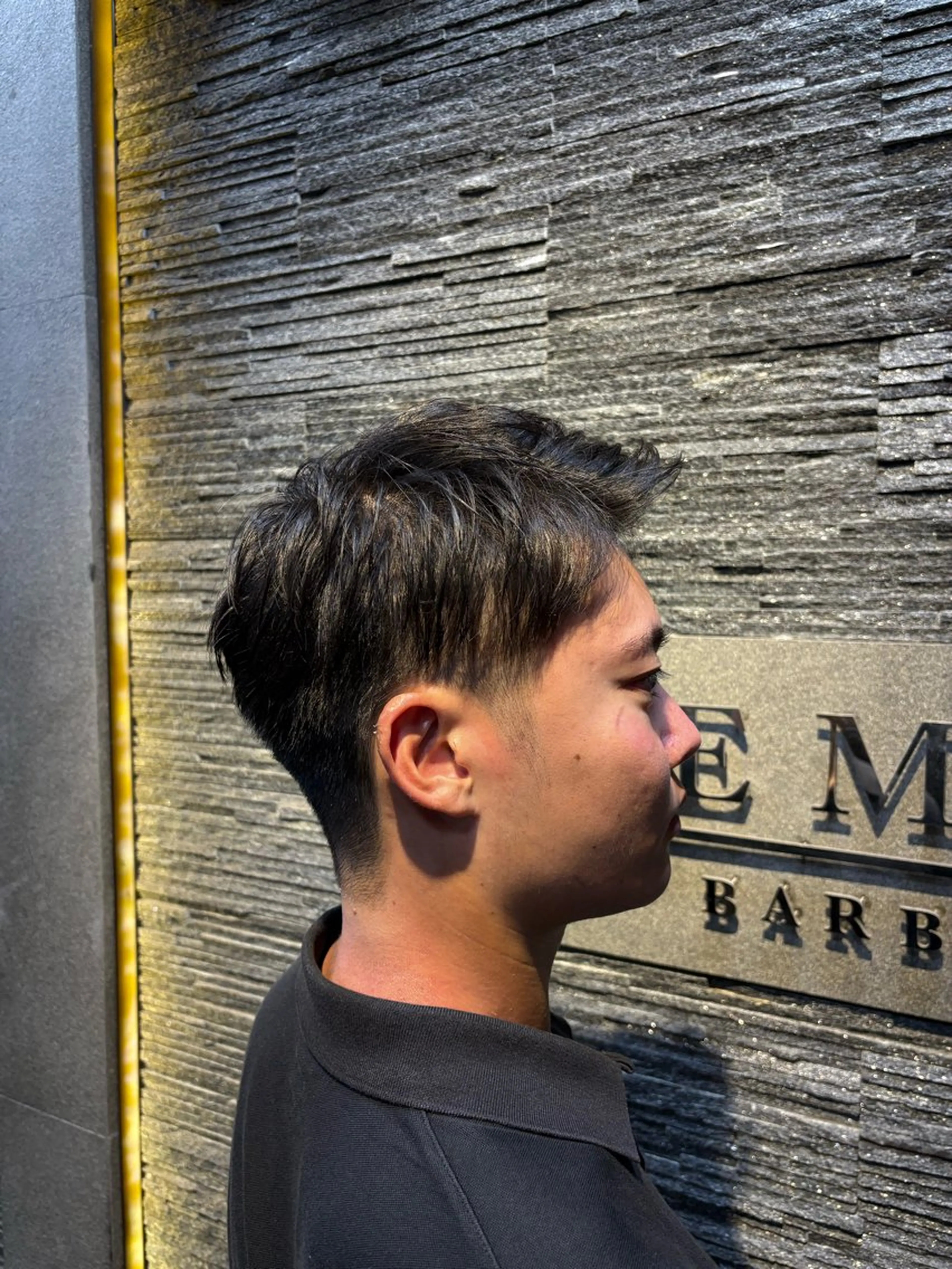 ショート メンズ カット ほり たつみのヘアスタイル