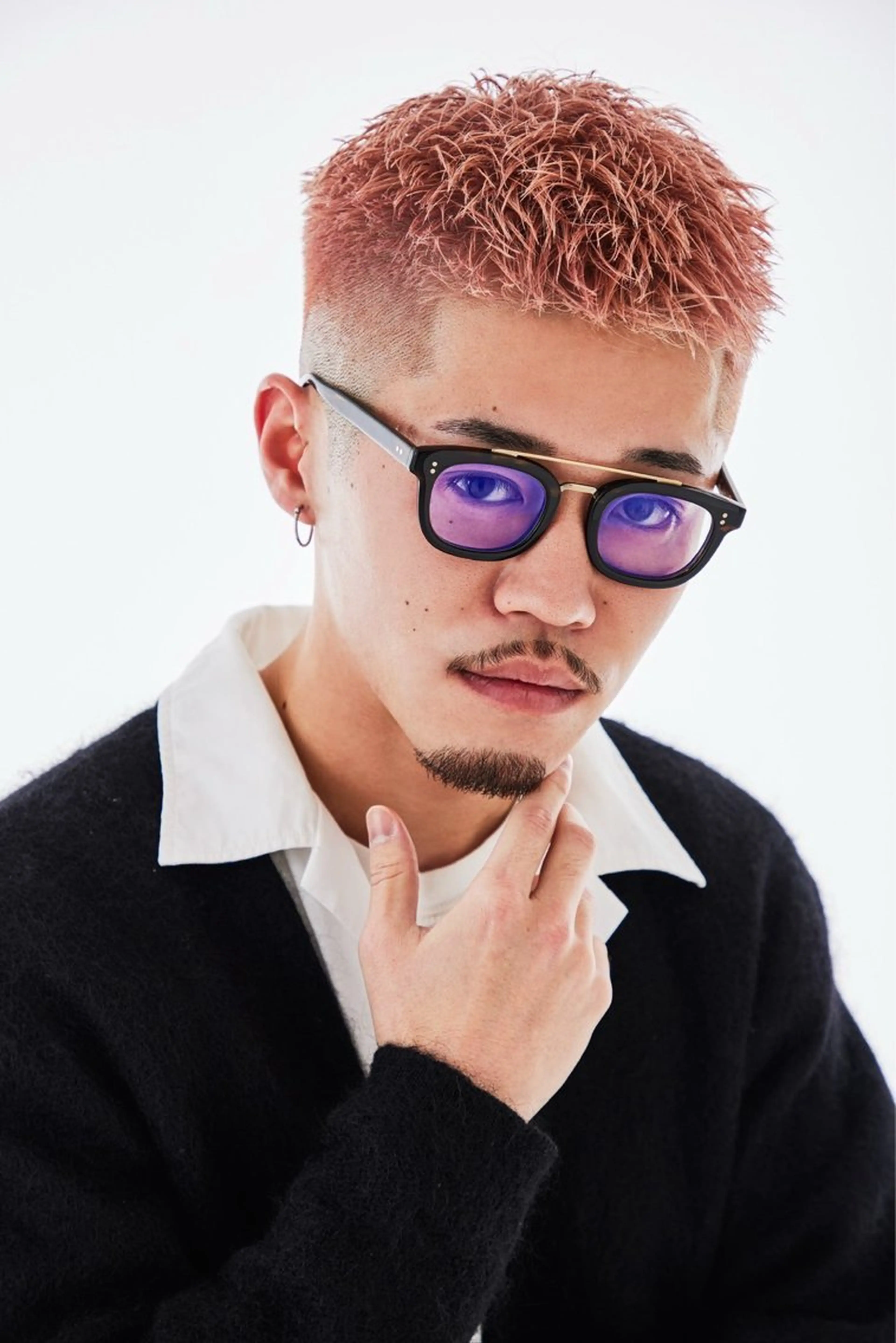 ショート カラー メンズ 似合わせカット特化/ 💈ミナ💈のヘアスタイル