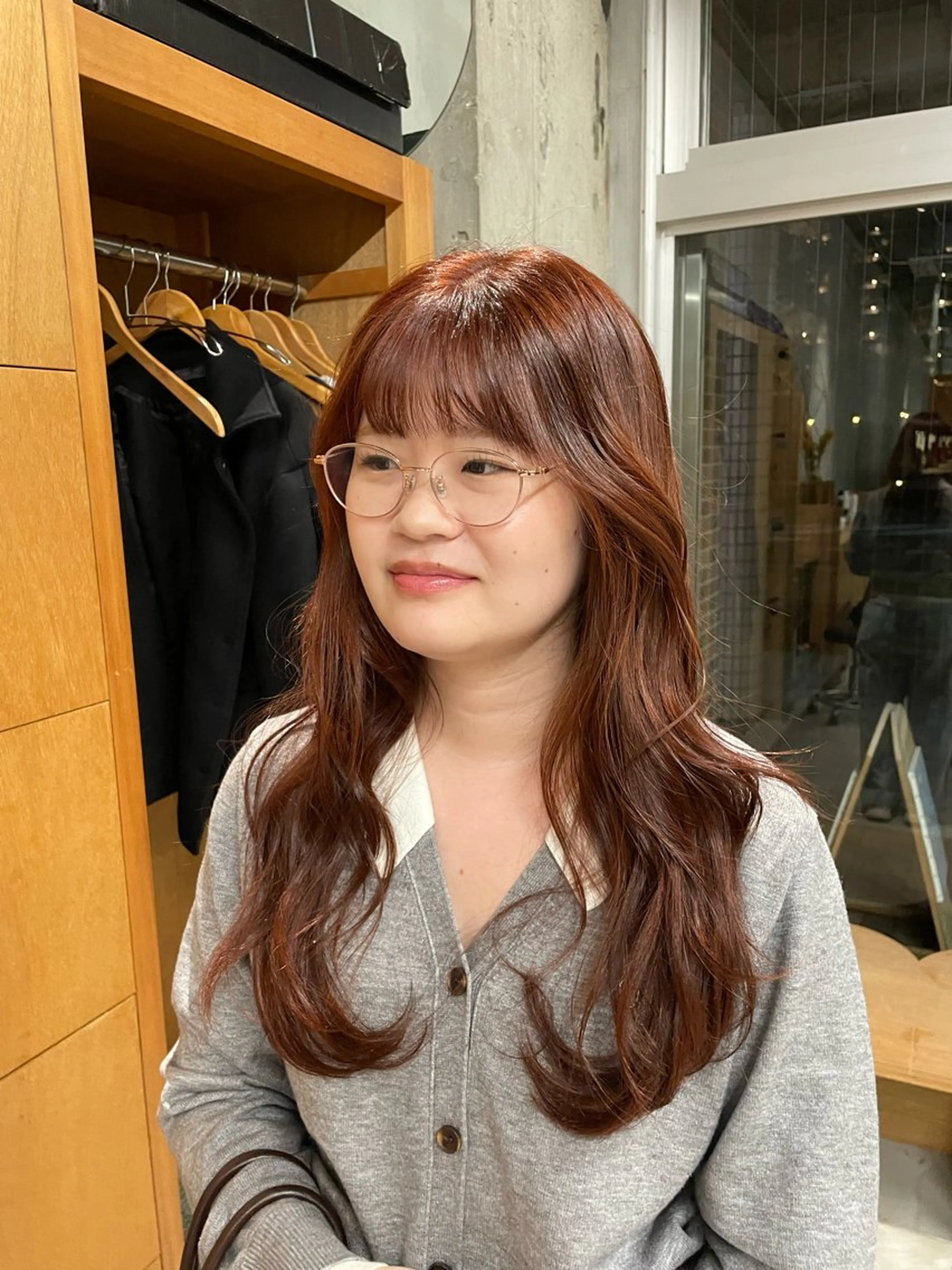 カラー chisato☁️ カットカラーモデルのヘアスタイル