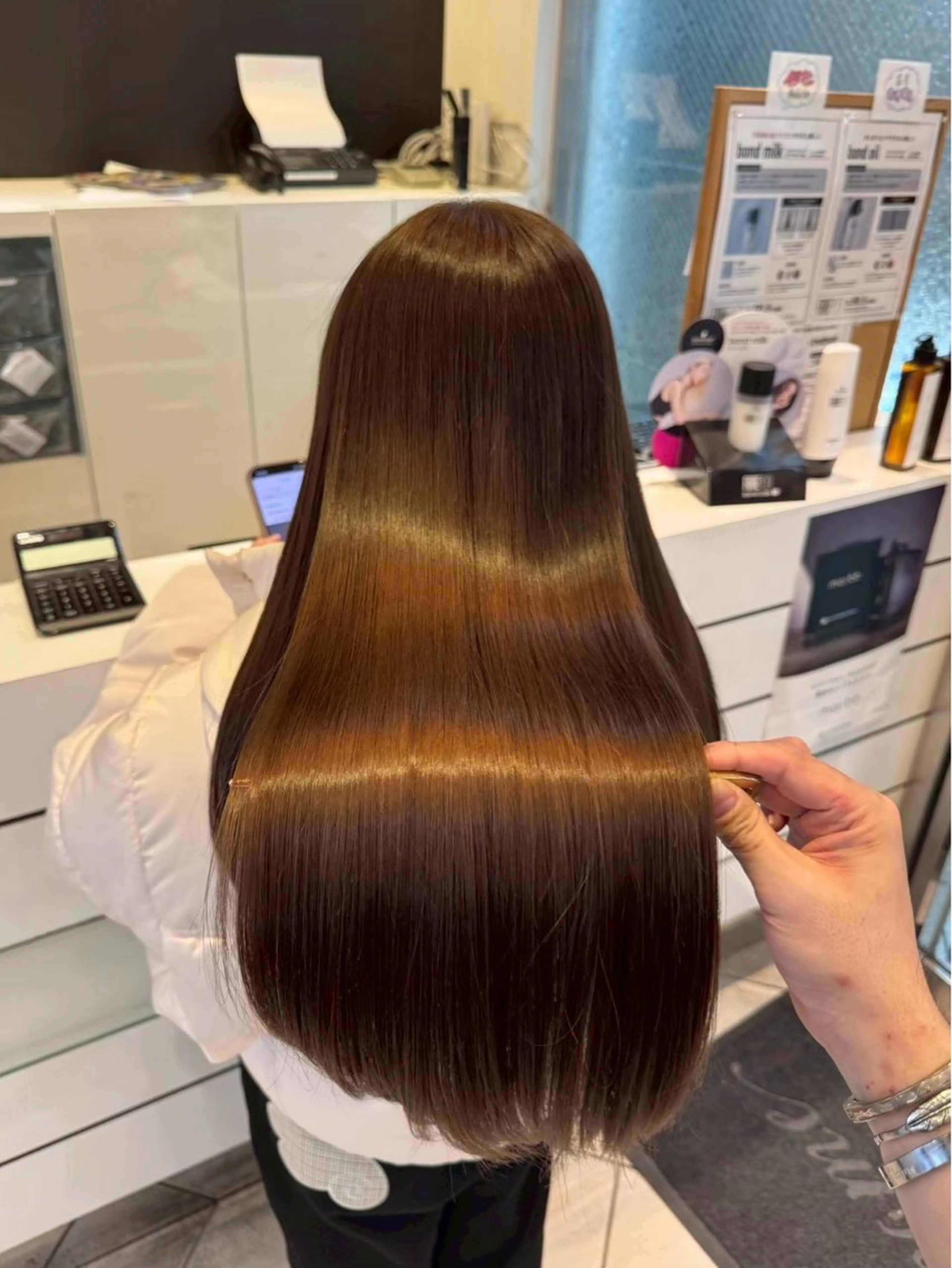 ロング カラー トリートメント MOKA🌼 淵野辺ヘアカラーのヘアスタイル