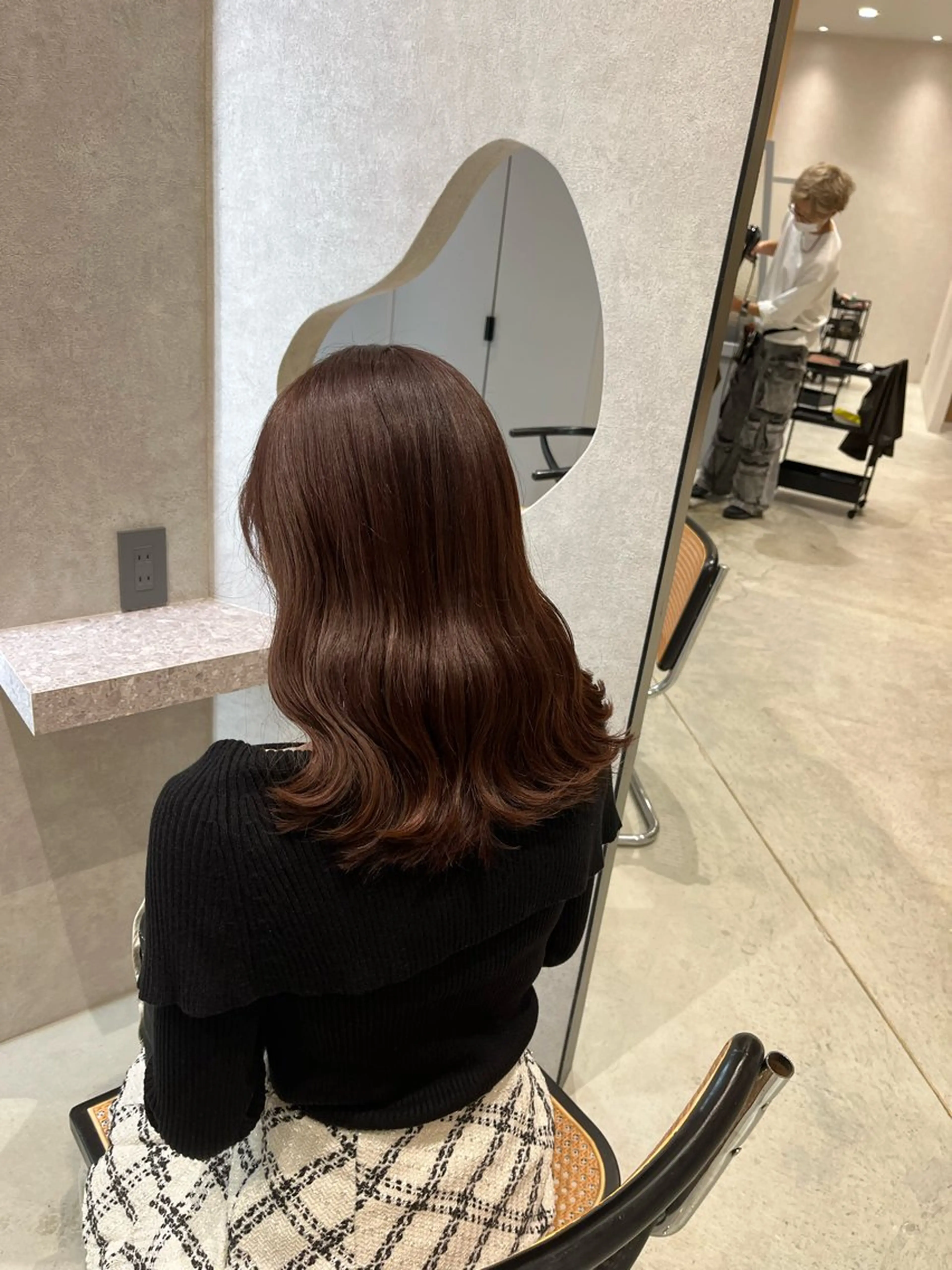 カラー ヘアカラー 福島 果音のヘアスタイル