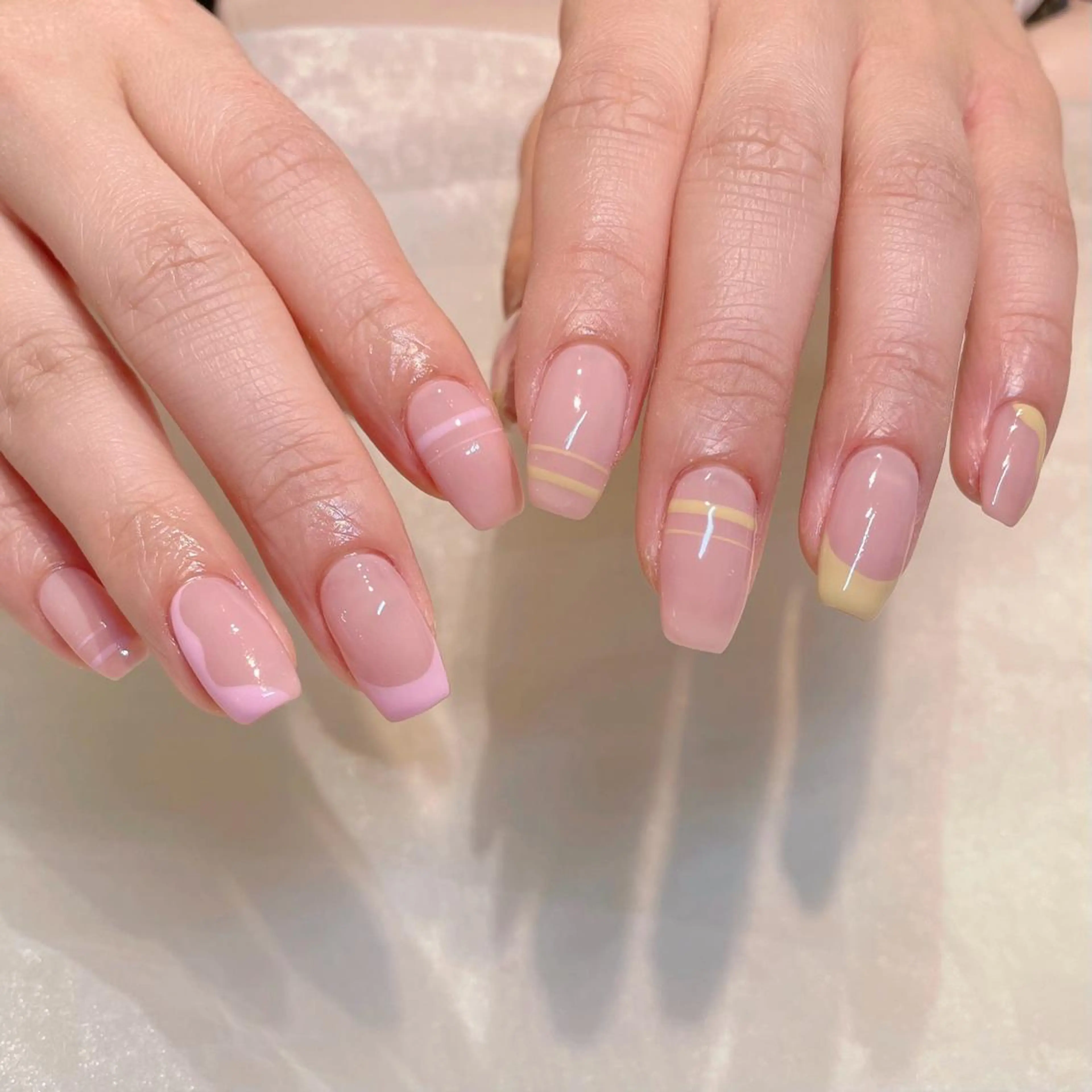 ネイル ハンドネイル 新井 ひなののネイルデザイン