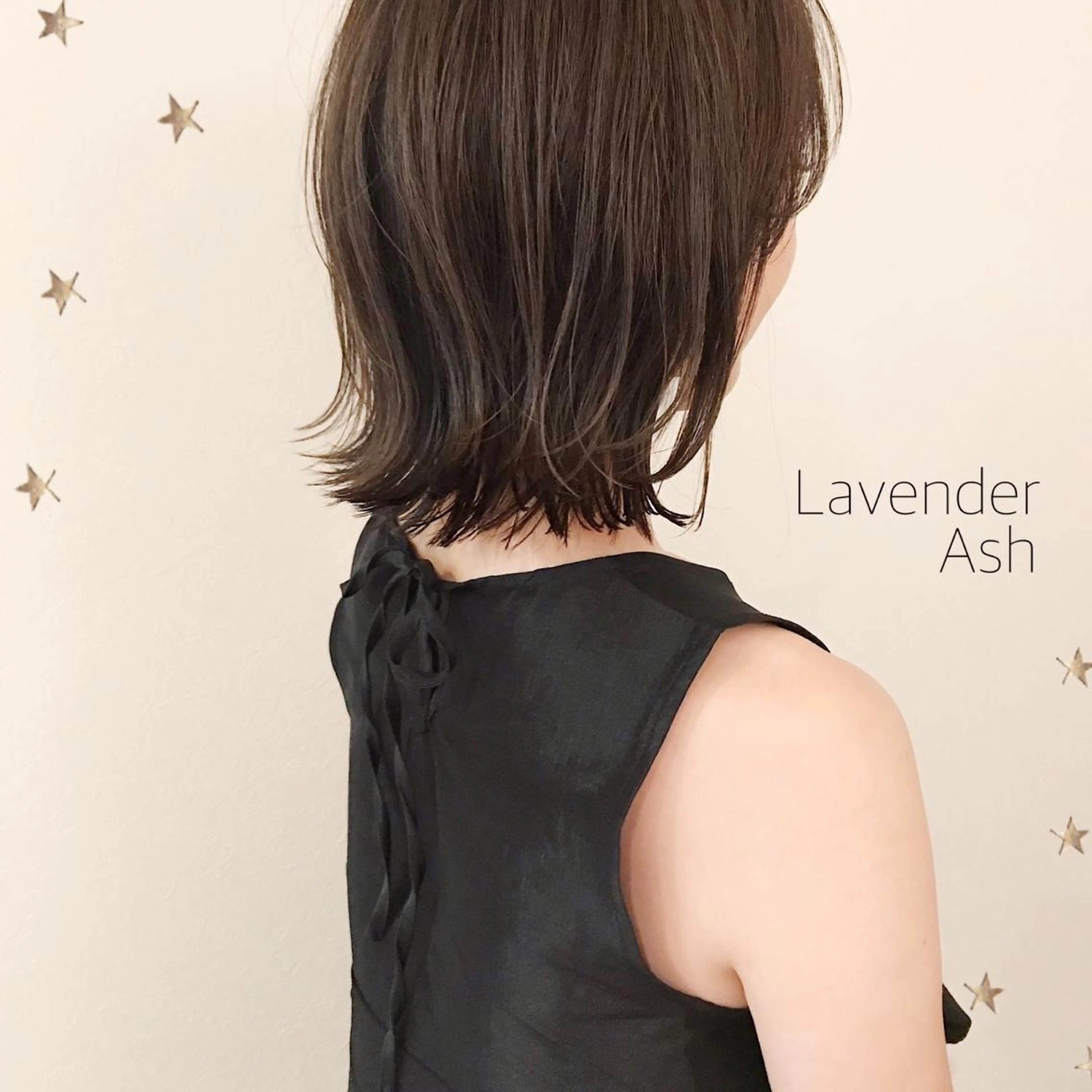 ミディアム カラー 市川 千夏のヘアスタイル