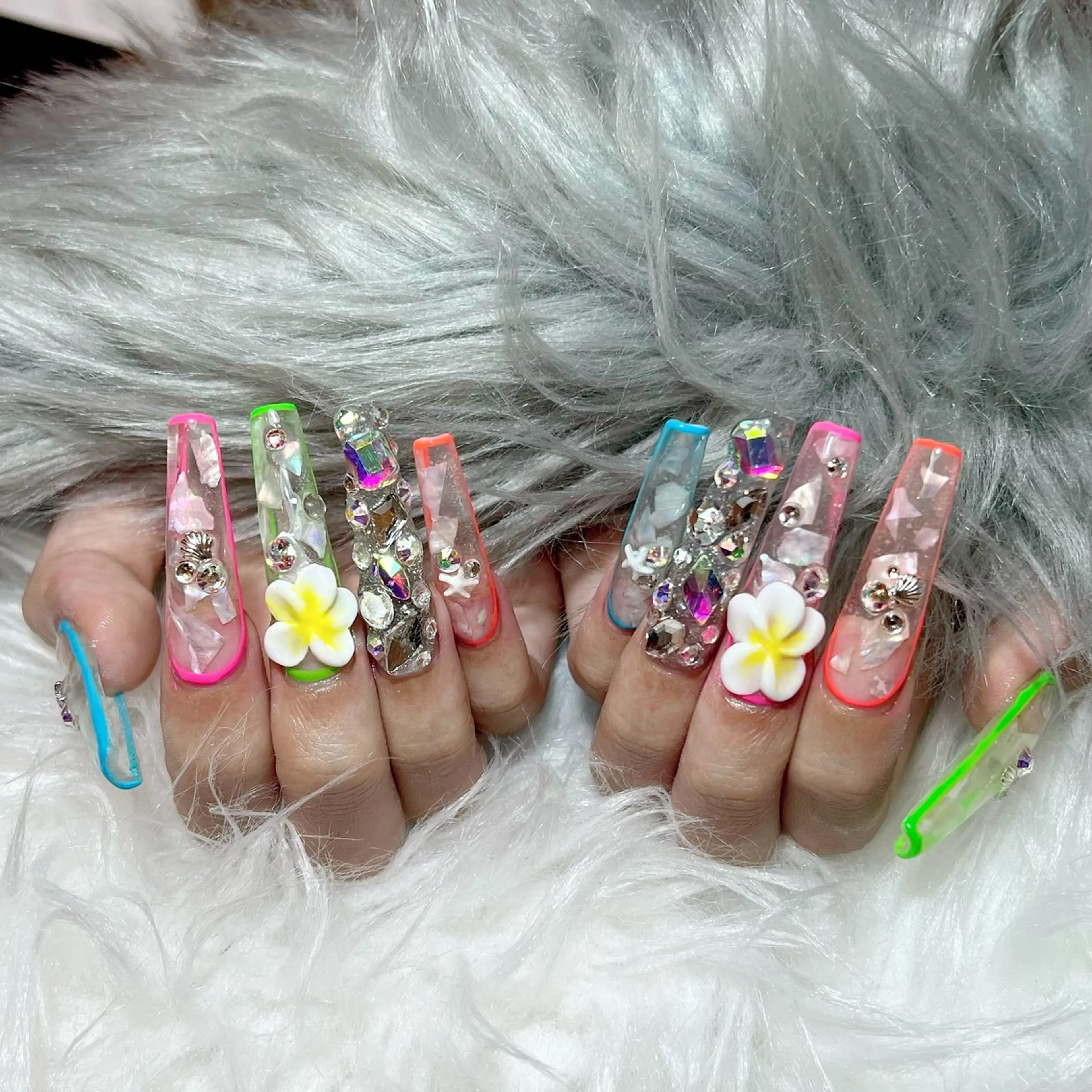 ネイル 夏ネイル スカルプ専門店 Feelのネイルデザイン