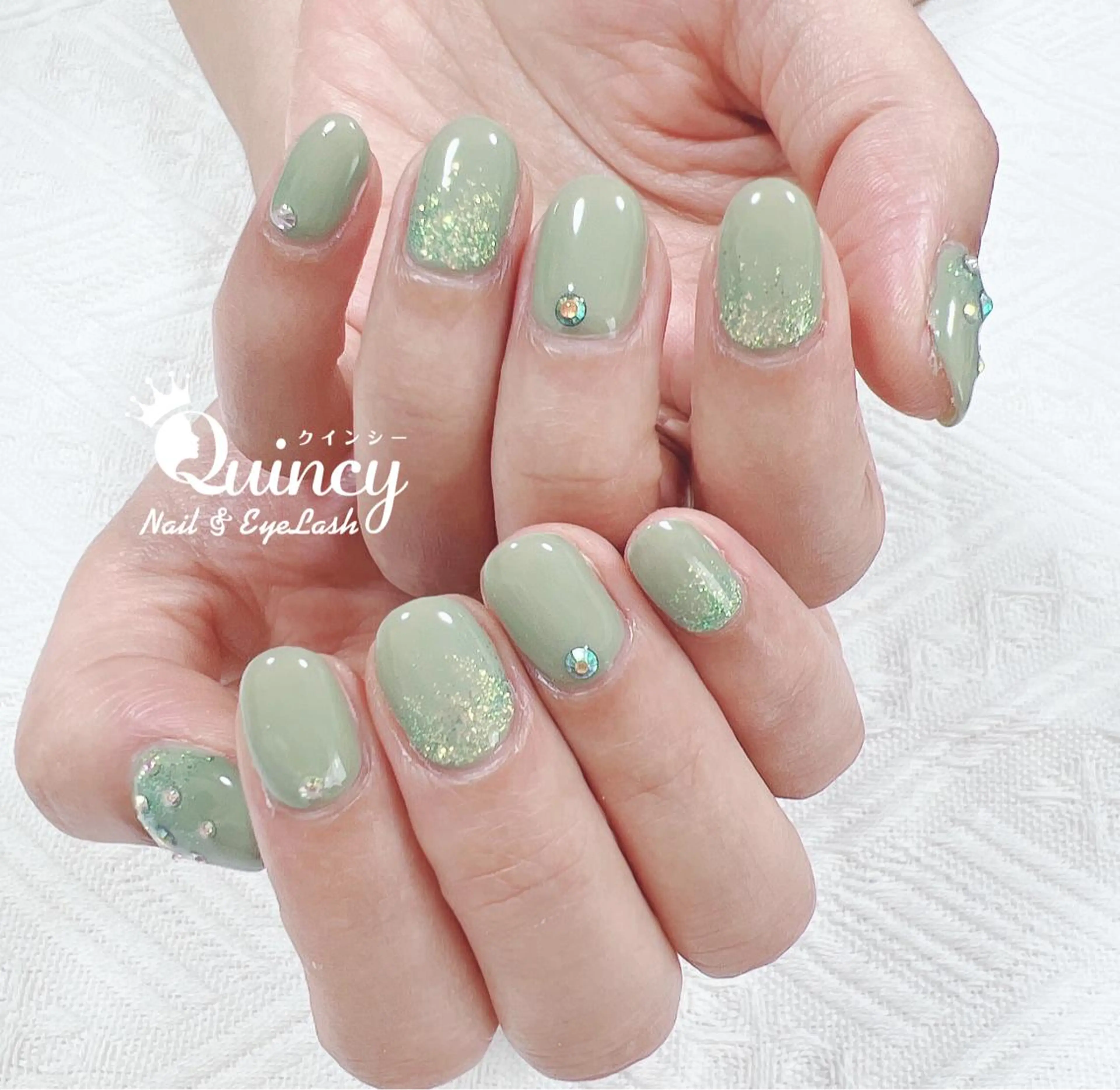 ネイル シンプルネイル Quincy ネイル&アイラッシュのマツエク・マツパデザイン