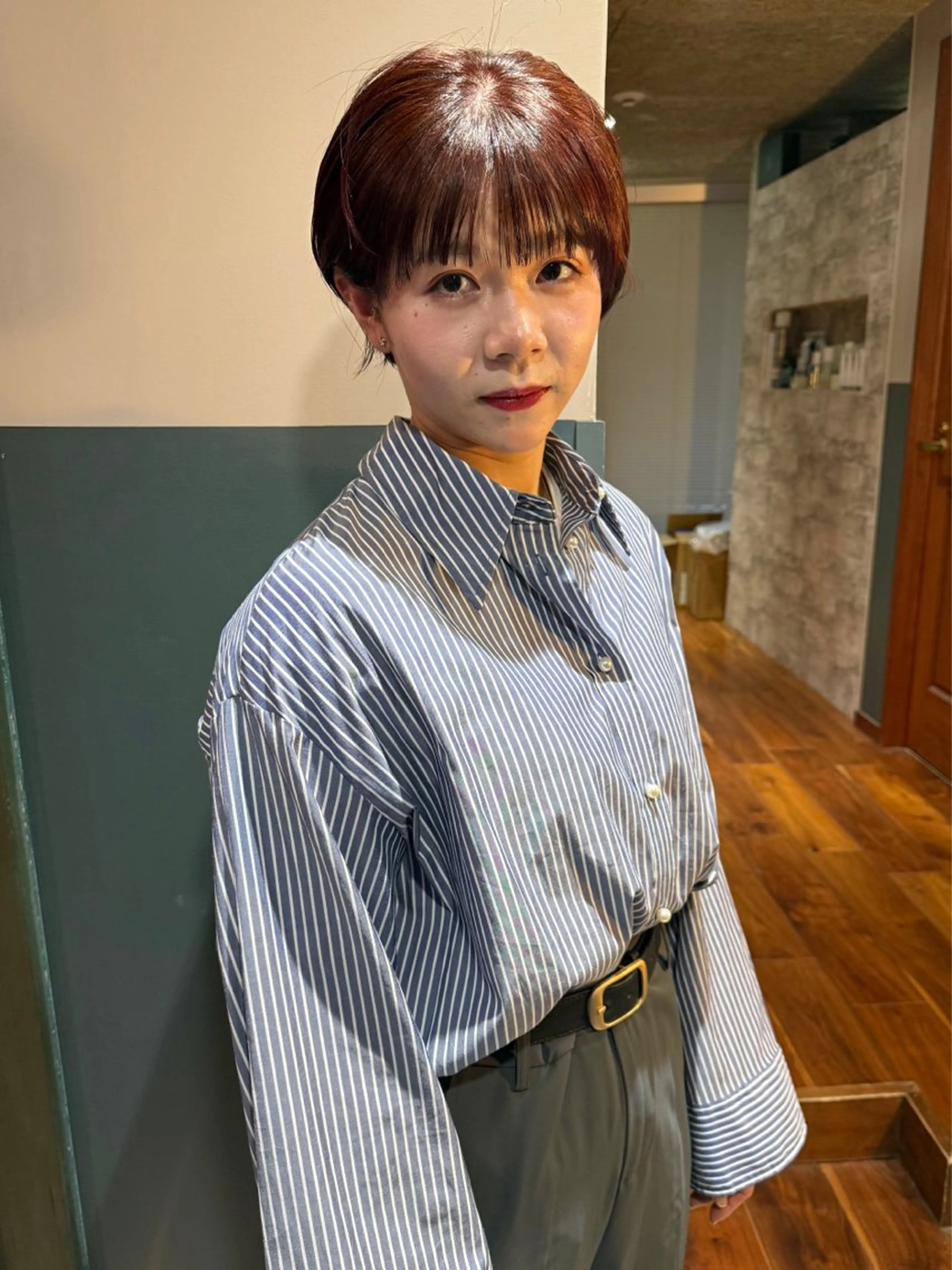 ショート カラー パーマ カット ヘアカラー 縮毛矯正 トリートメント mai / linoah˚✧のヘアスタイル