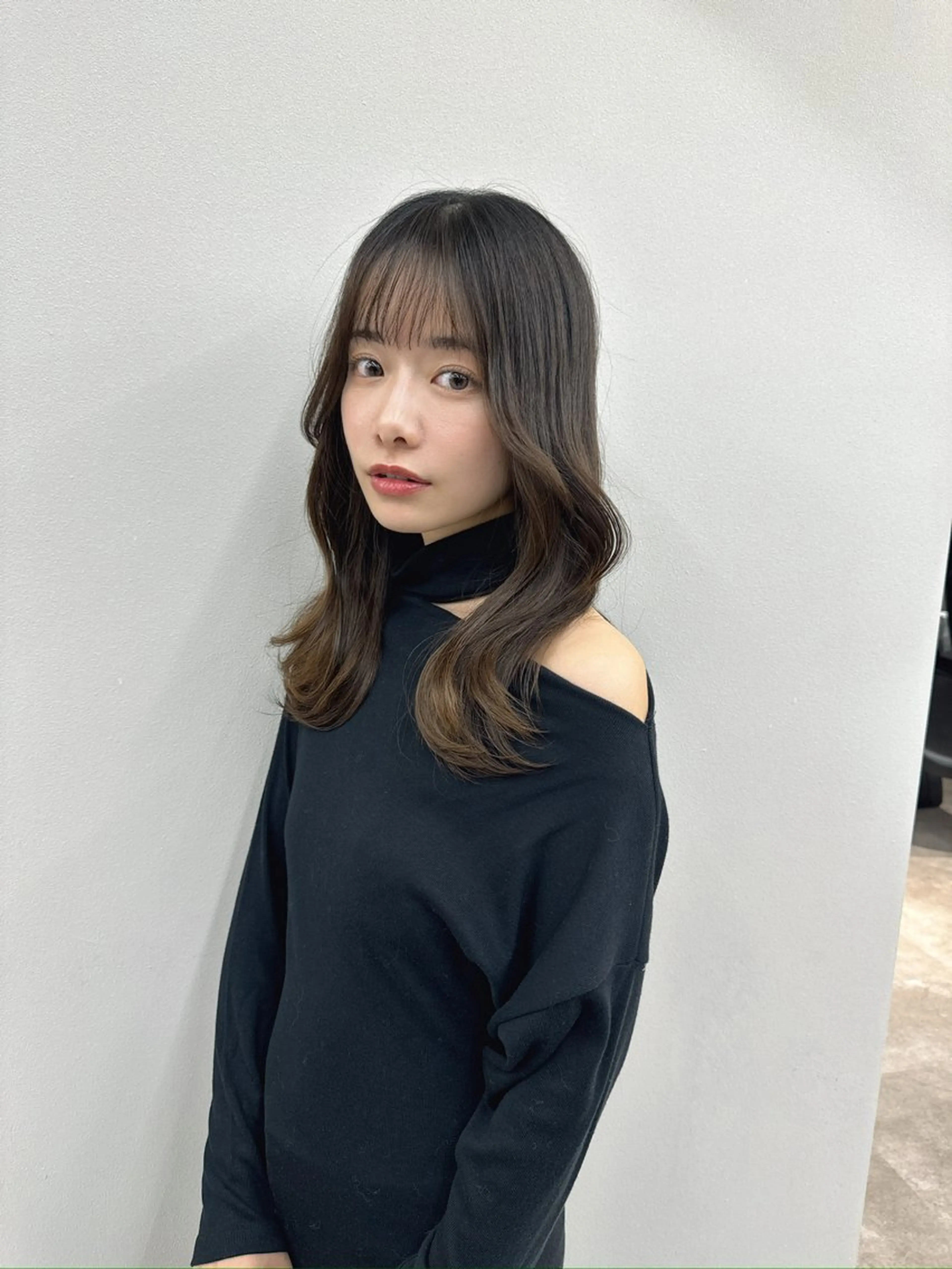 ミディアム 池袋/韓国/レイヤー 髪質改善/村上けいとのヘアスタイル