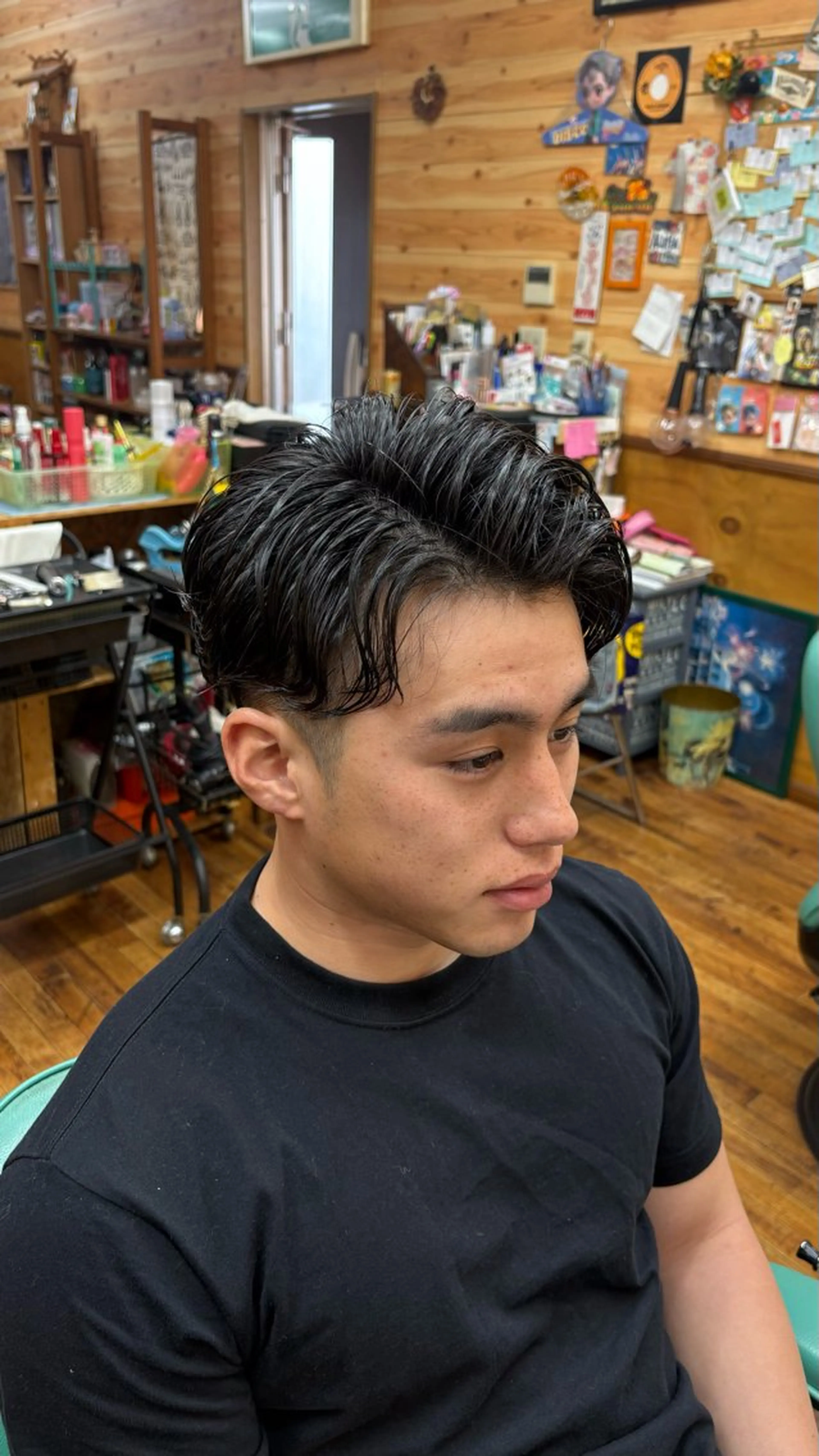 ミディアム 木名瀬 海星のヘアスタイル