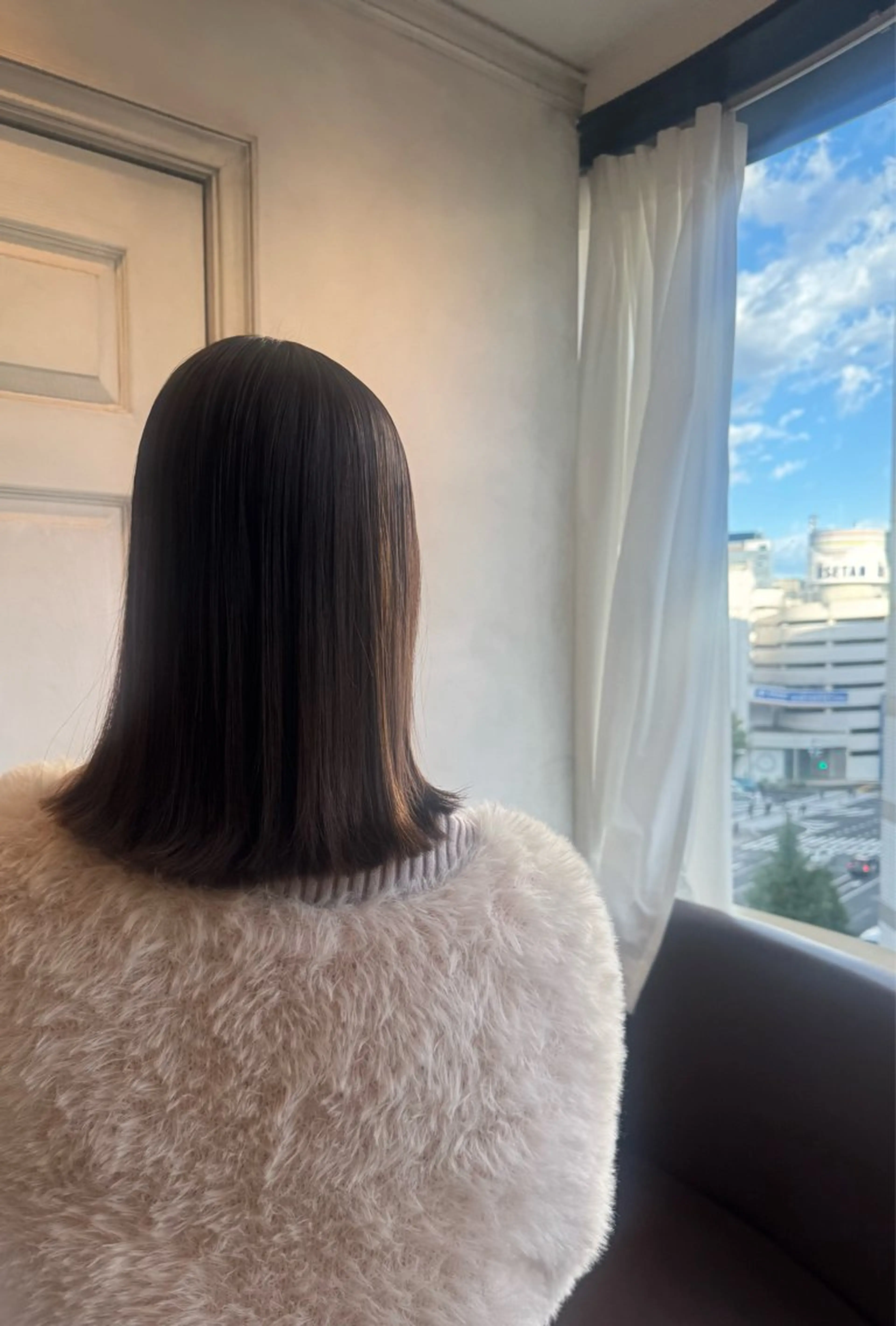 ロング カット 透明感カラー💜 モテ髪 空陽💙のヘアスタイル
