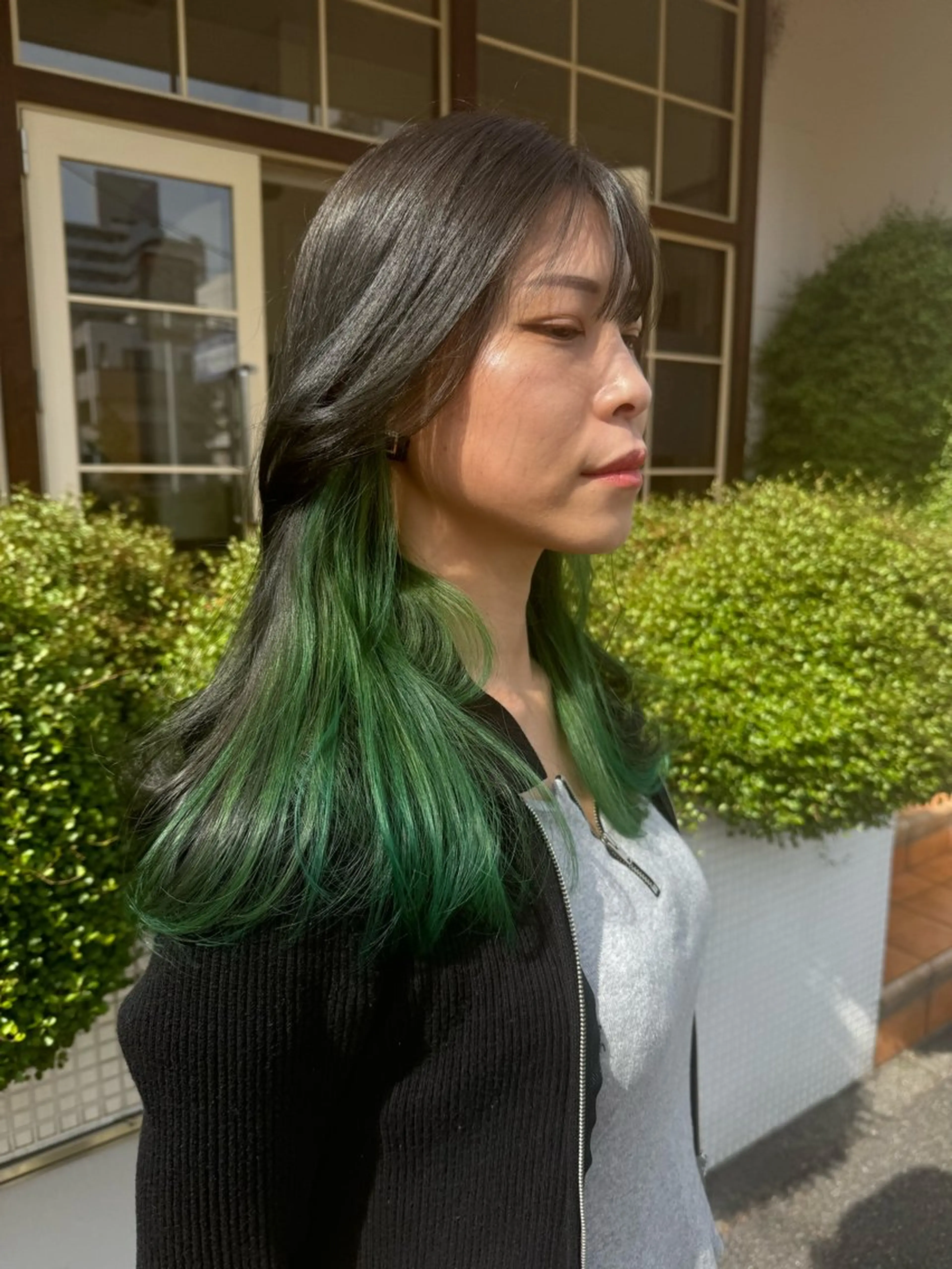 ロング 🦋ブリーチなしダブ ルカラー🌈MEGUのヘアスタイル