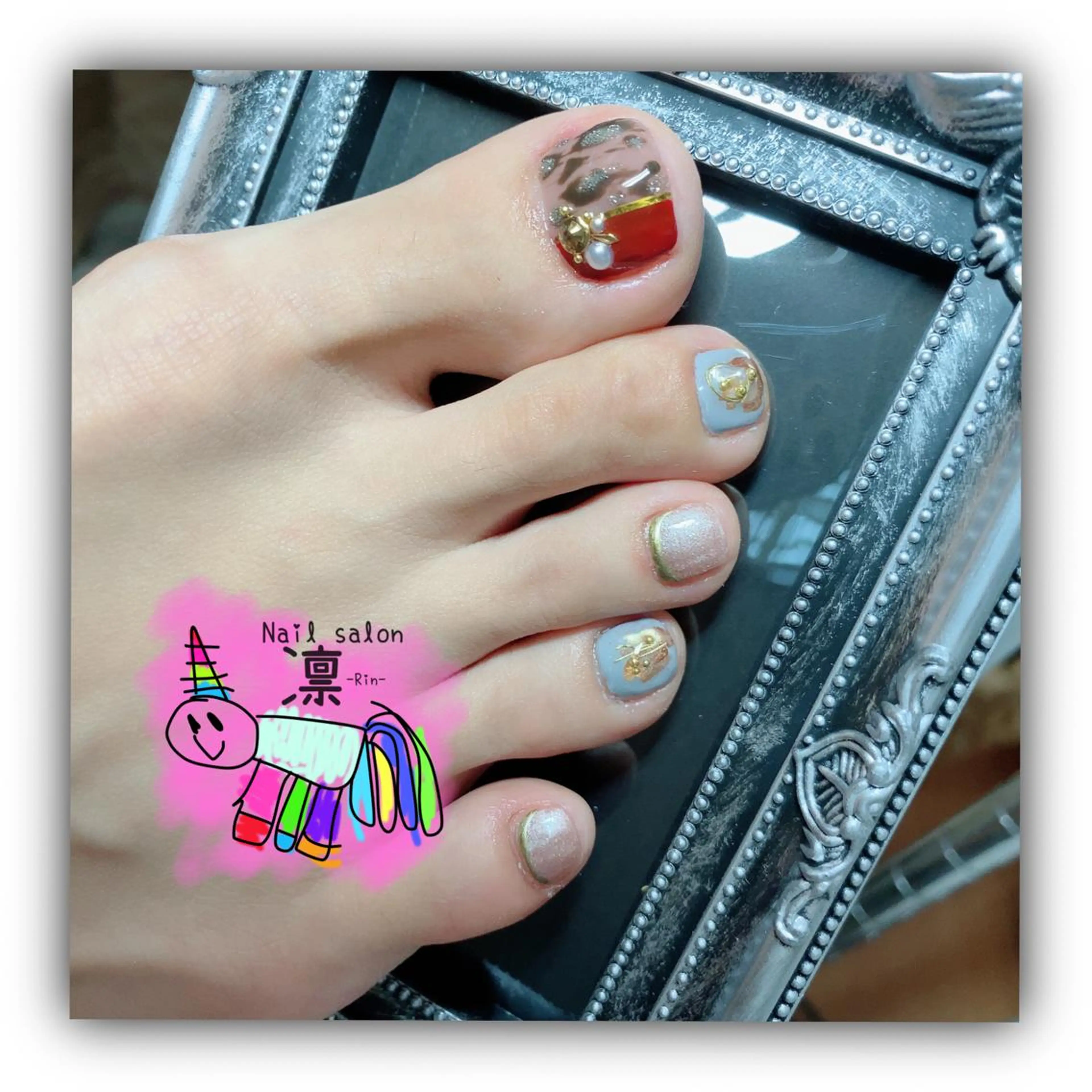 ネイル フットネイル private salon凛のネイルデザイン