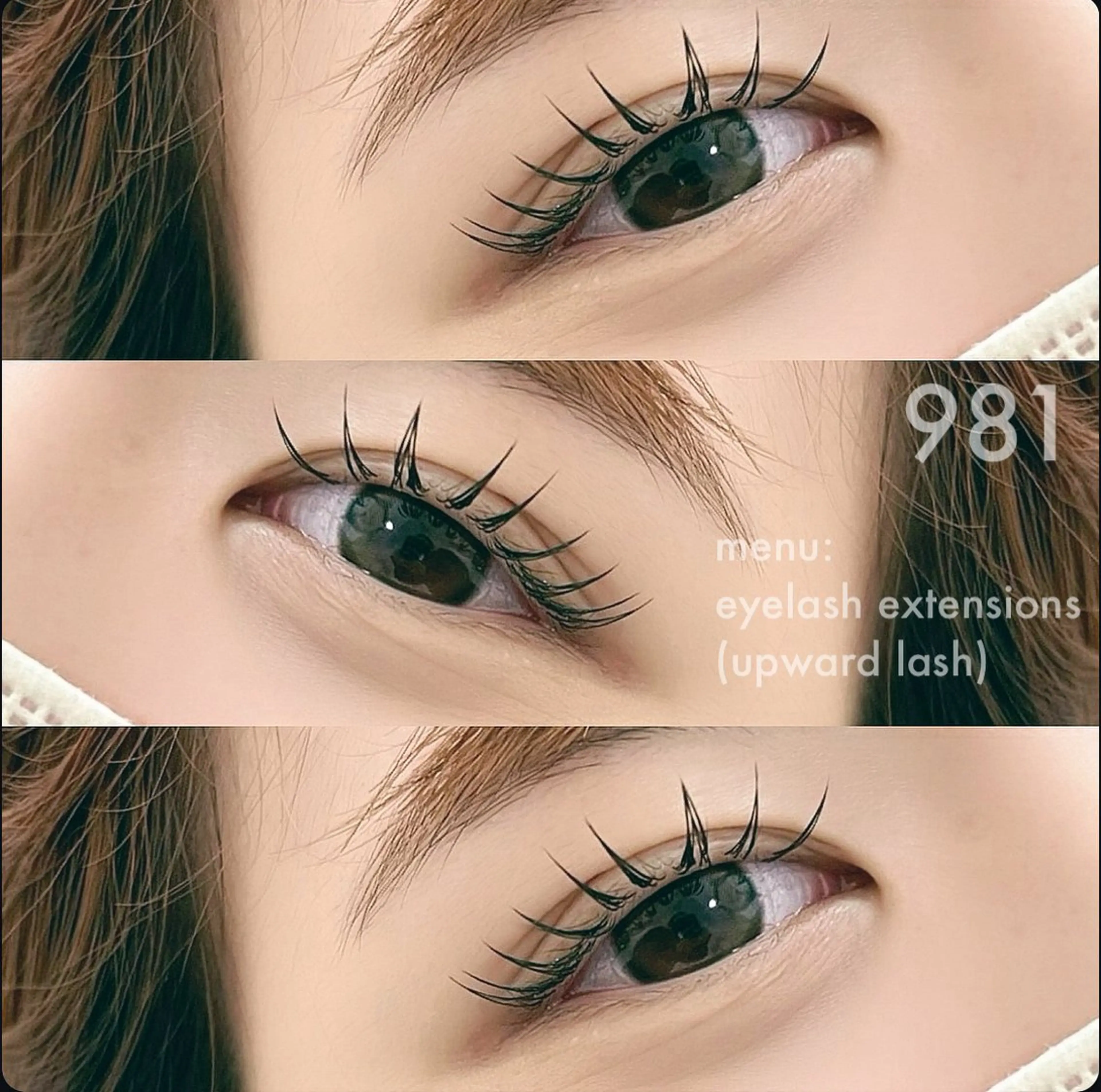 マツエク・マツパ 981 KURUMIのマツエク・マツパデザイン