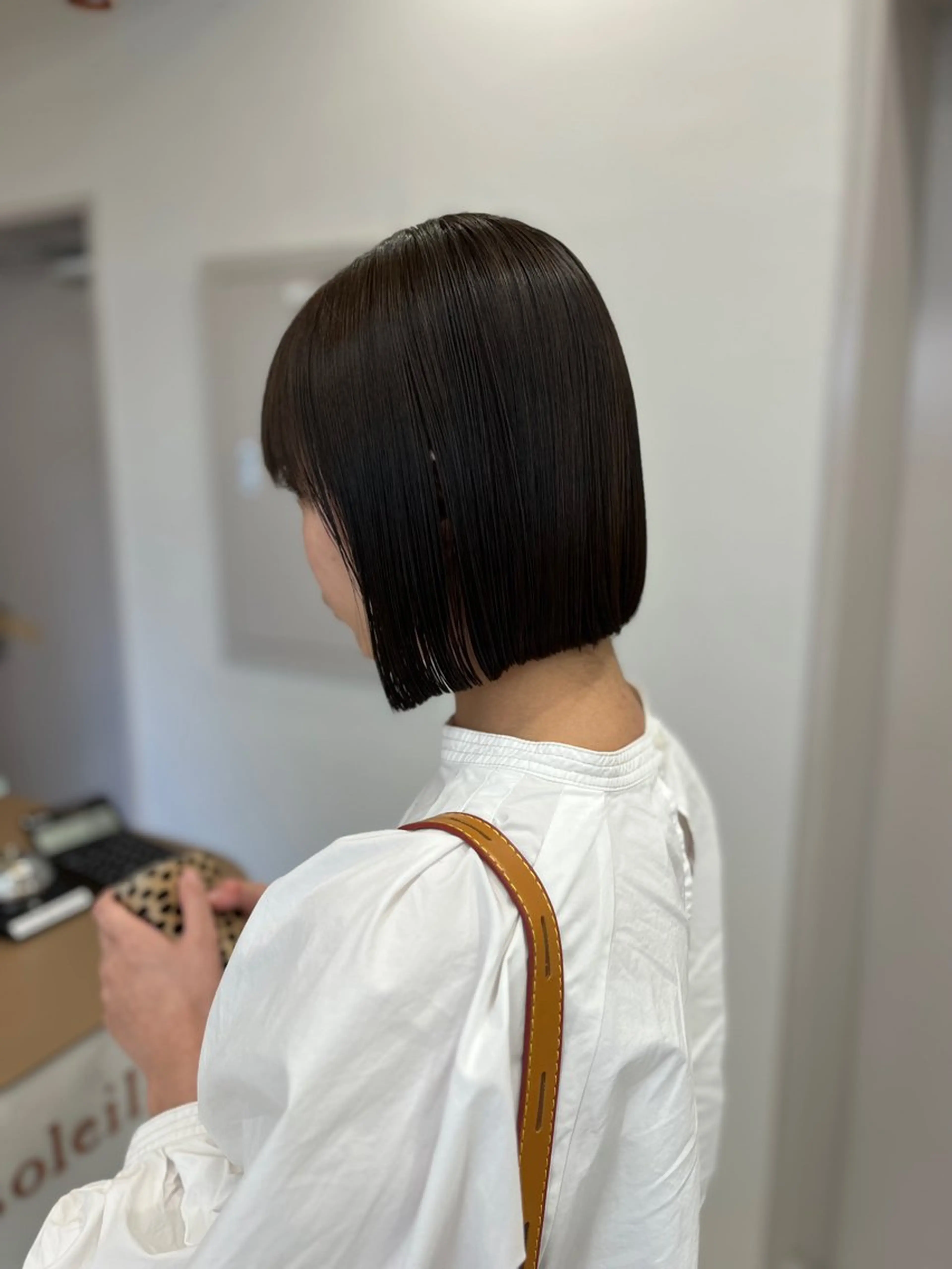 セミロング ショート×顔周り× 縮毛矯正/Jirouのヘアスタイル