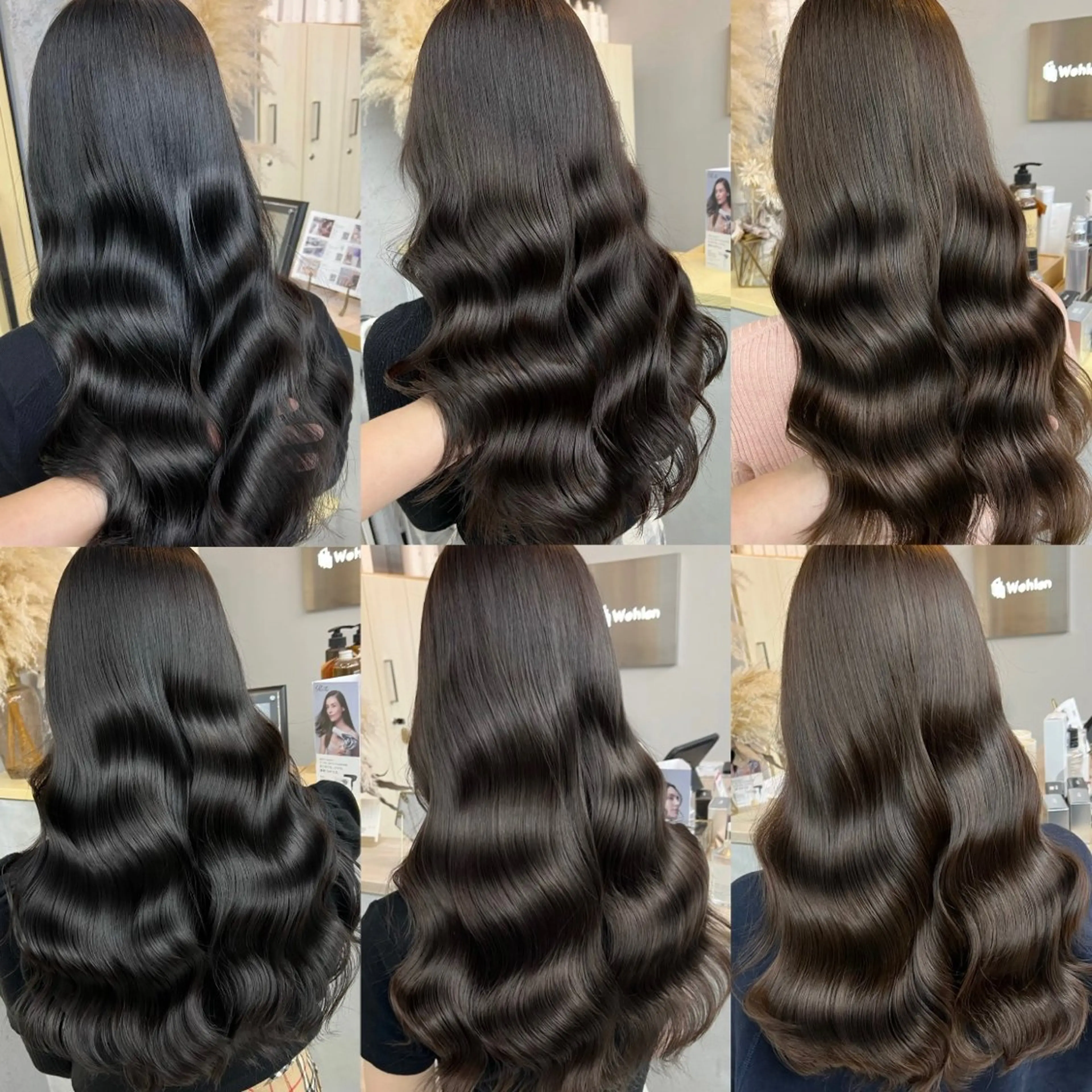 ロング カット ヘアカラー トリートメント ヘアセット プル艶職人/ にしものヘアスタイル