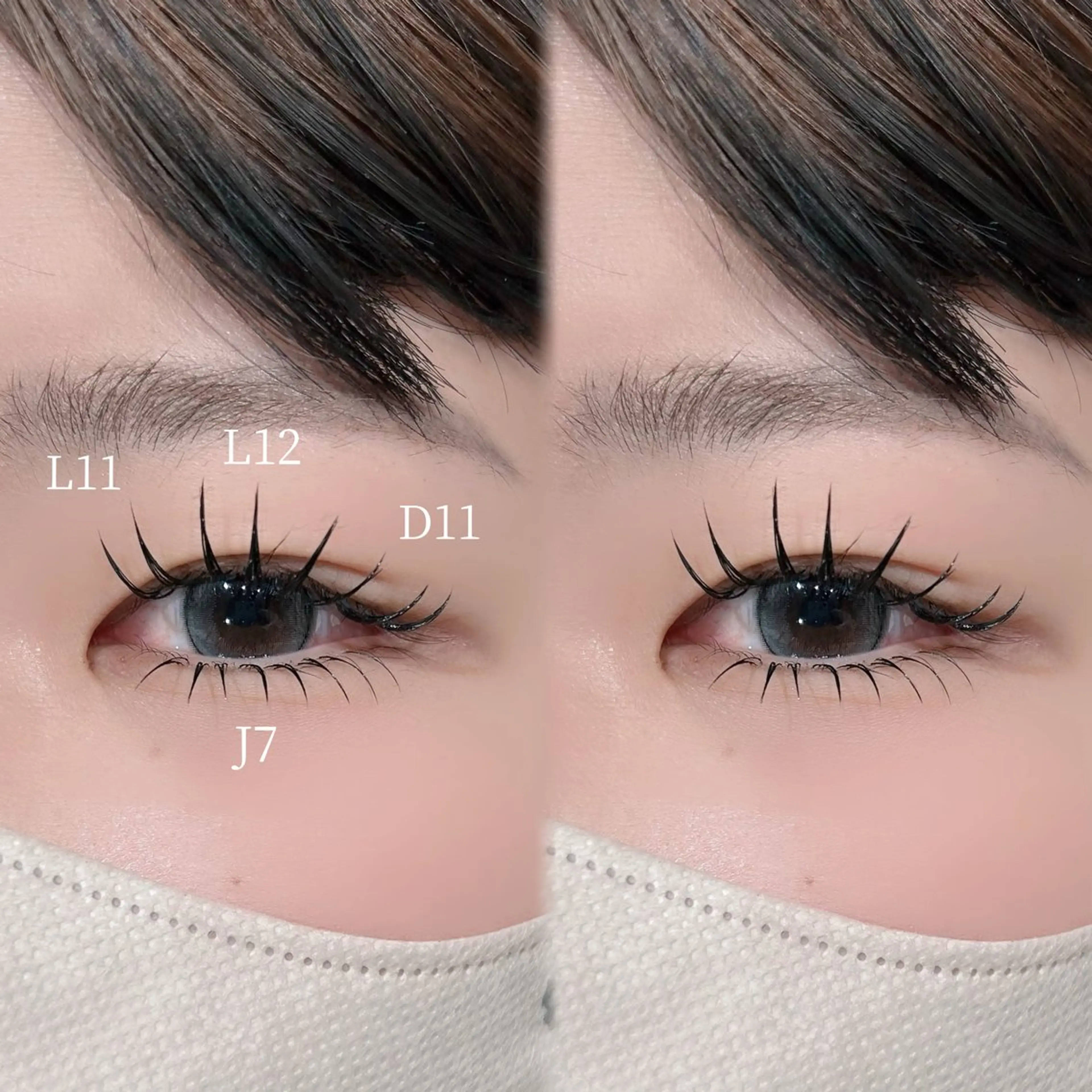 マツエク・マツパ 下まつげエクステ MAQUM𖤐 Satsumiのマツエク・マツパデザイン