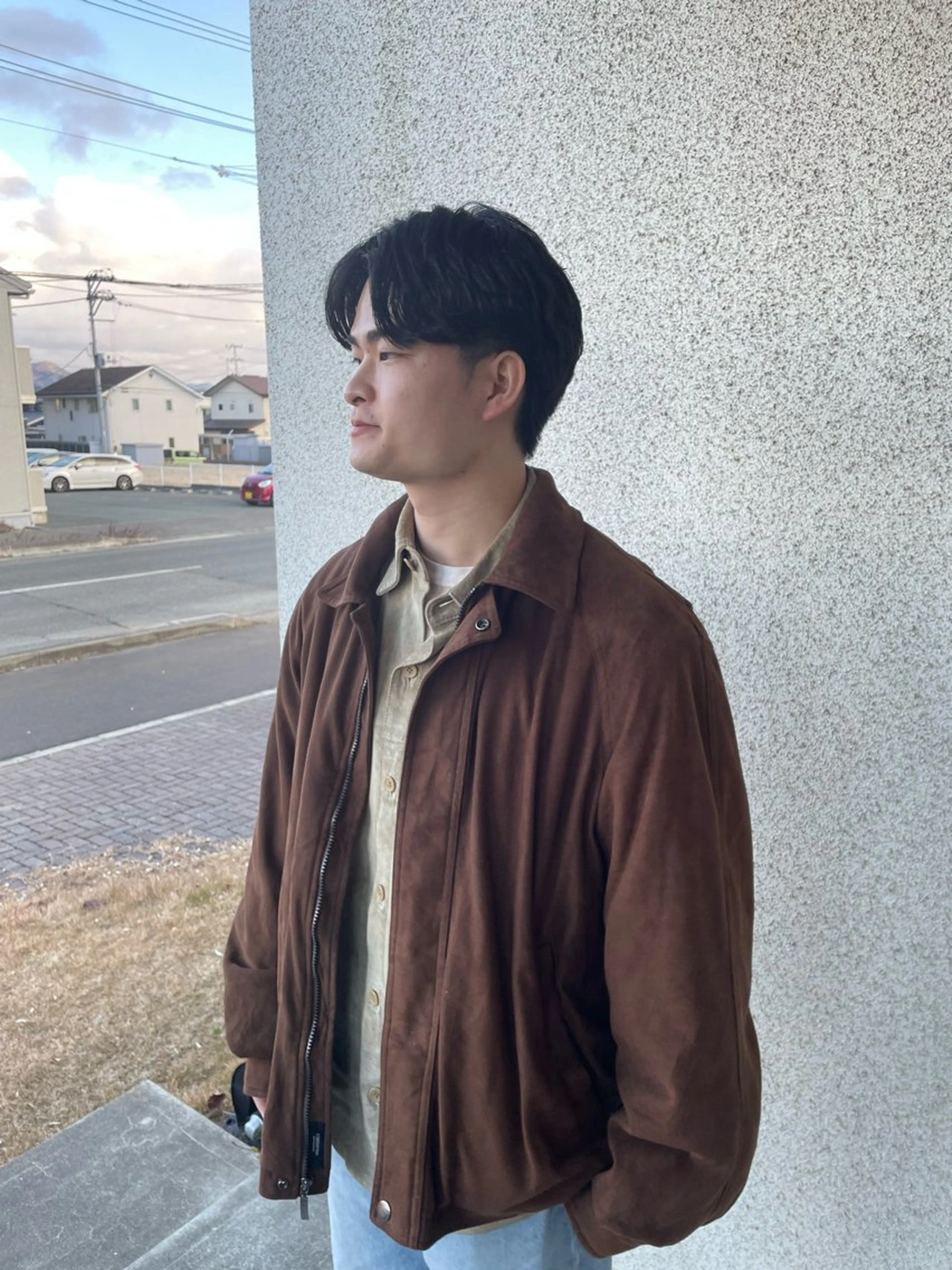 パーマ メンズ カルマパーマ メンズパーマ ニュアンスパーマ 藤村 翔充のヘアスタイル