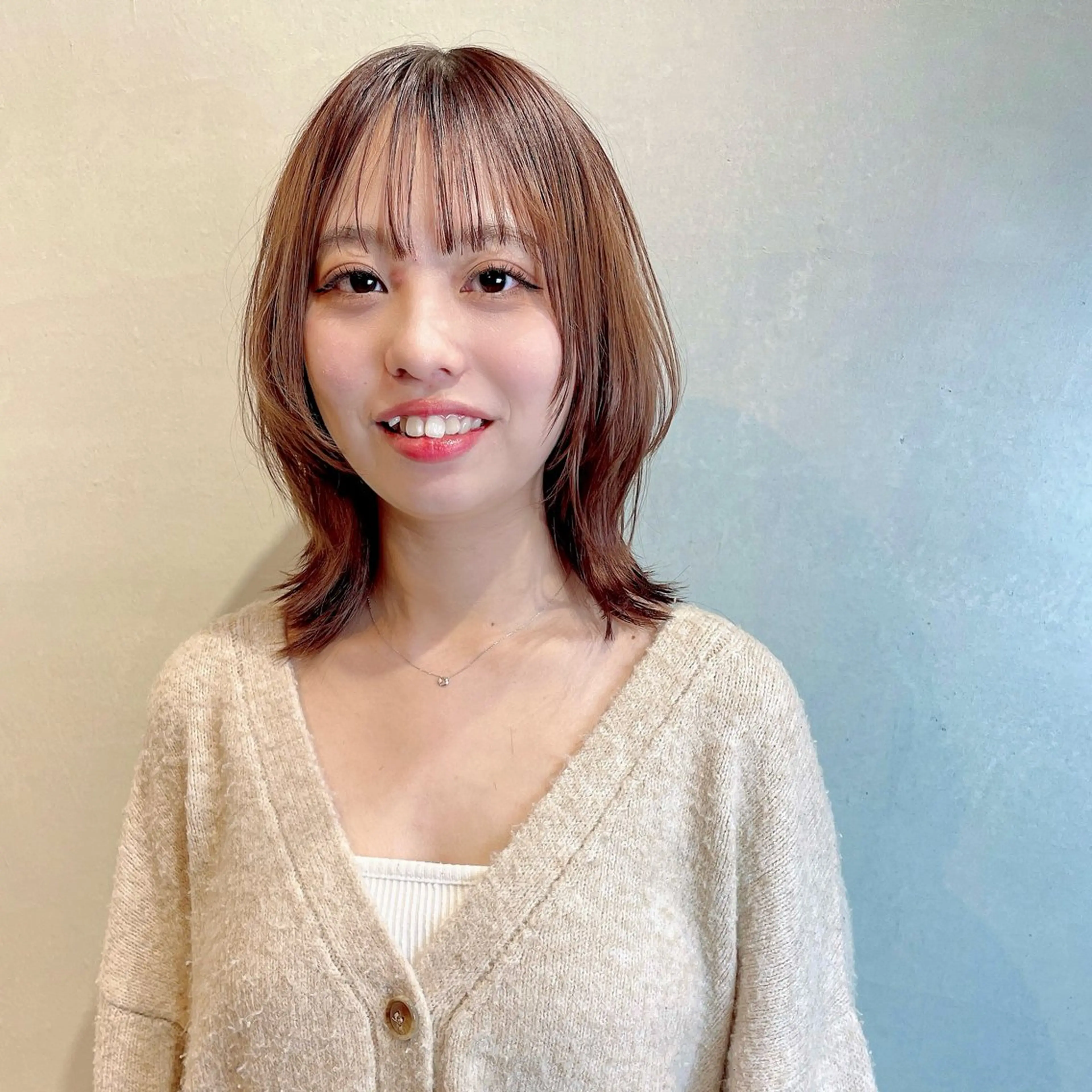 ミディアム くびれヘア くびれレイヤー レイヤーカット 似合わせカット mizuki/ レイヤー/四条烏丸のヘアスタイル