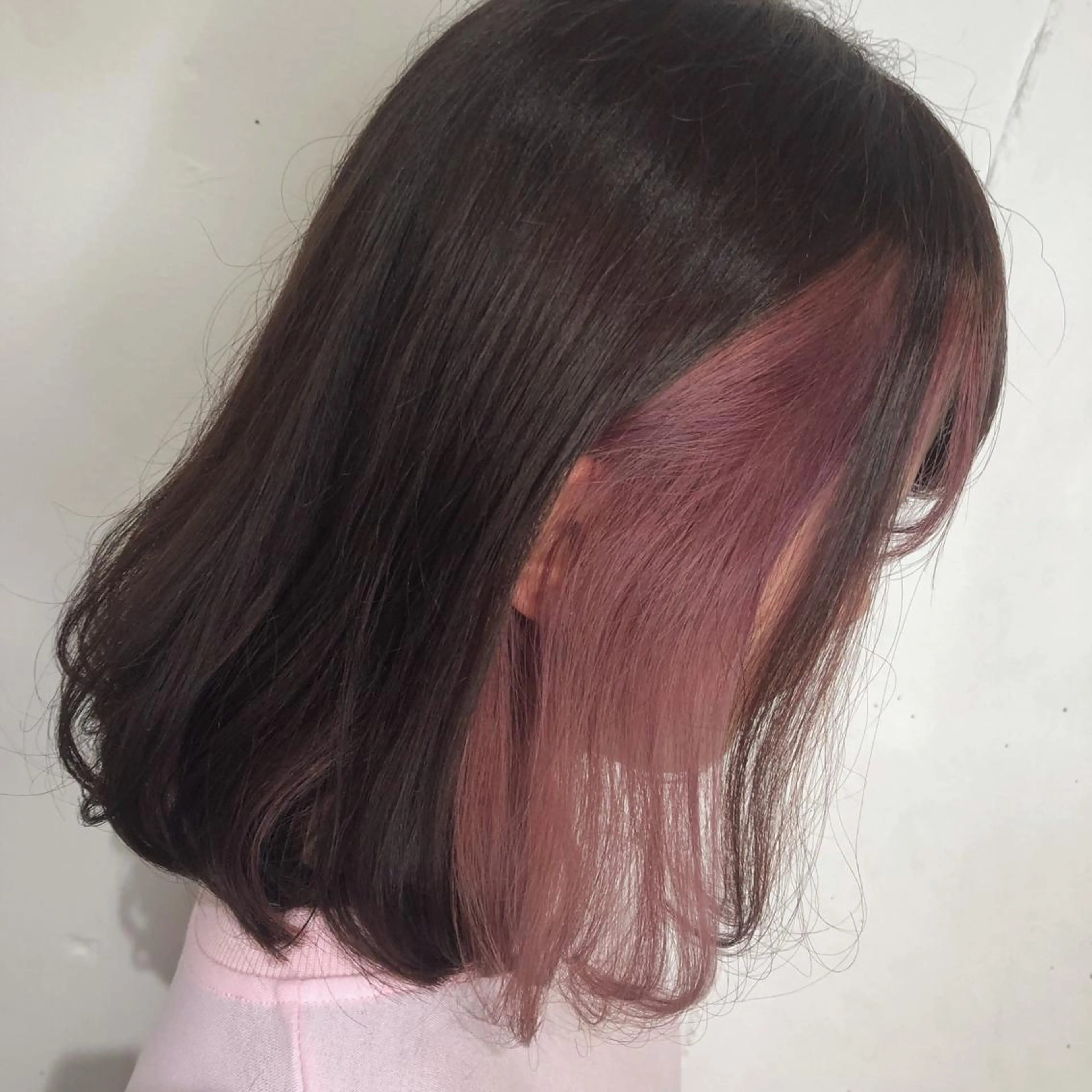 ミディアム カラー ヘアアレンジ 八巻 晴香のヘアスタイル