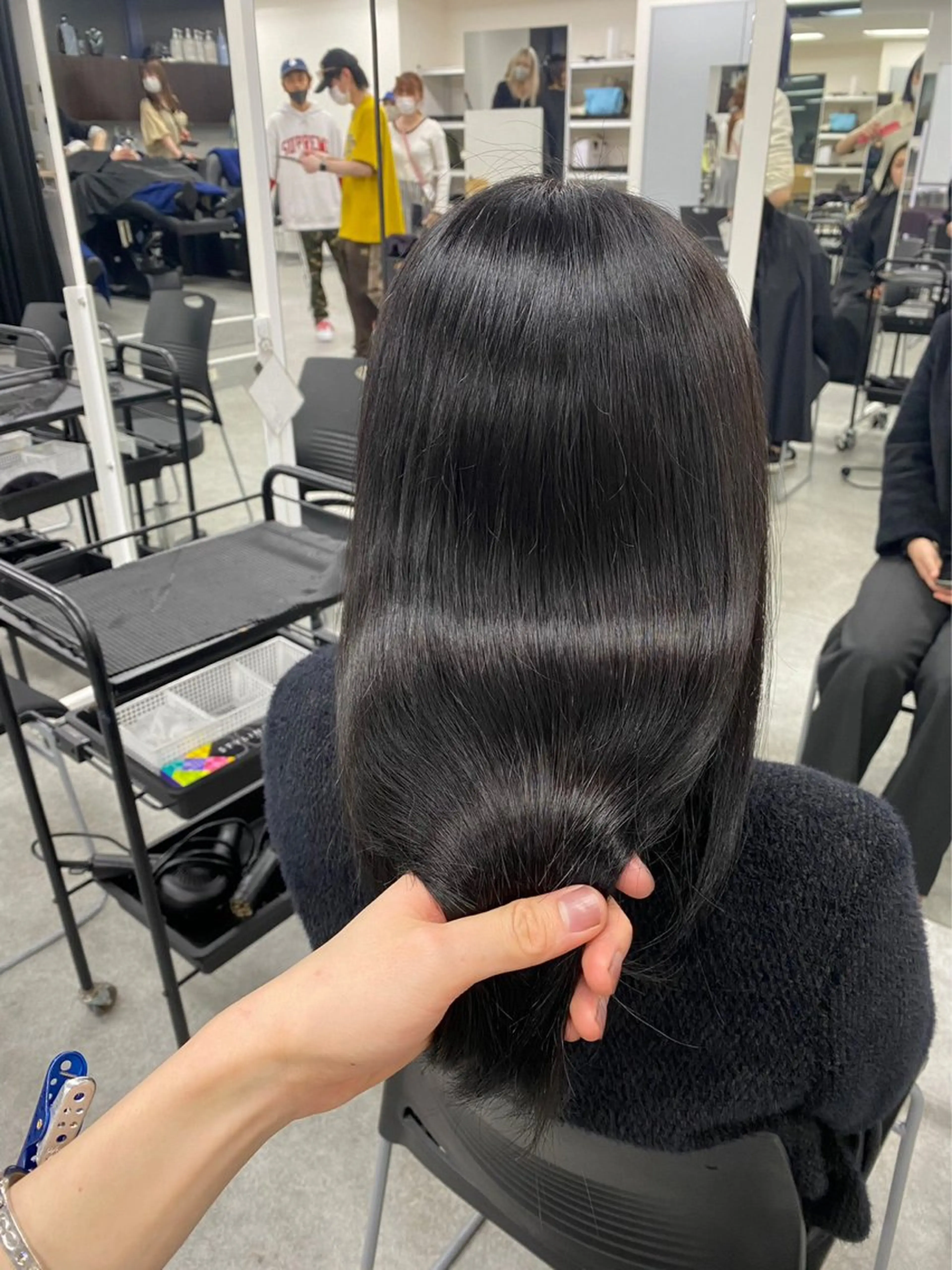 ロング カラー 黒髪 💖トレンド春夏 カラー💖FUTAのヘアスタイル