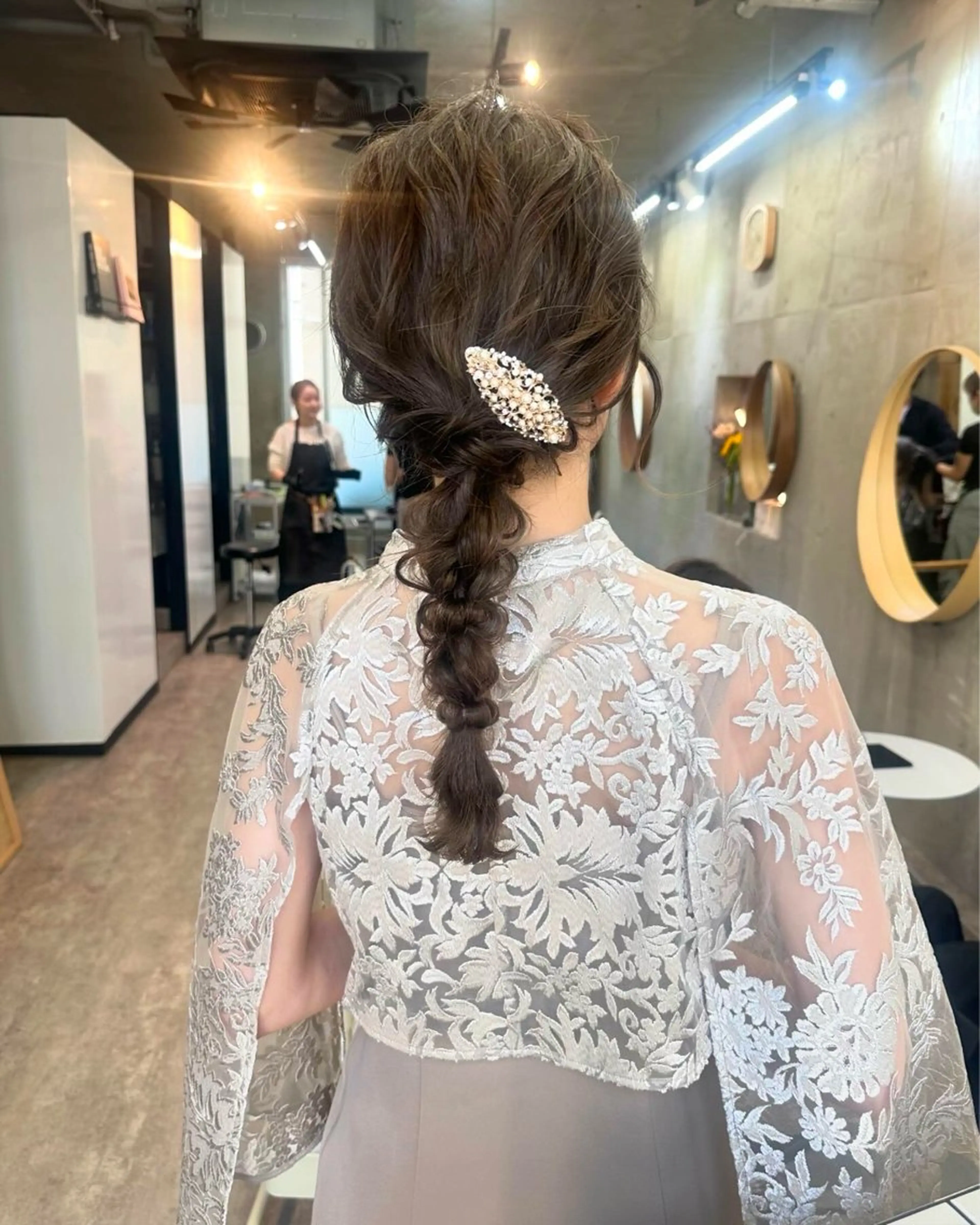 ミディアム ヘアアレンジ ヘアセット カットモデル募集中 ／HARUKA🎀のヘアスタイル