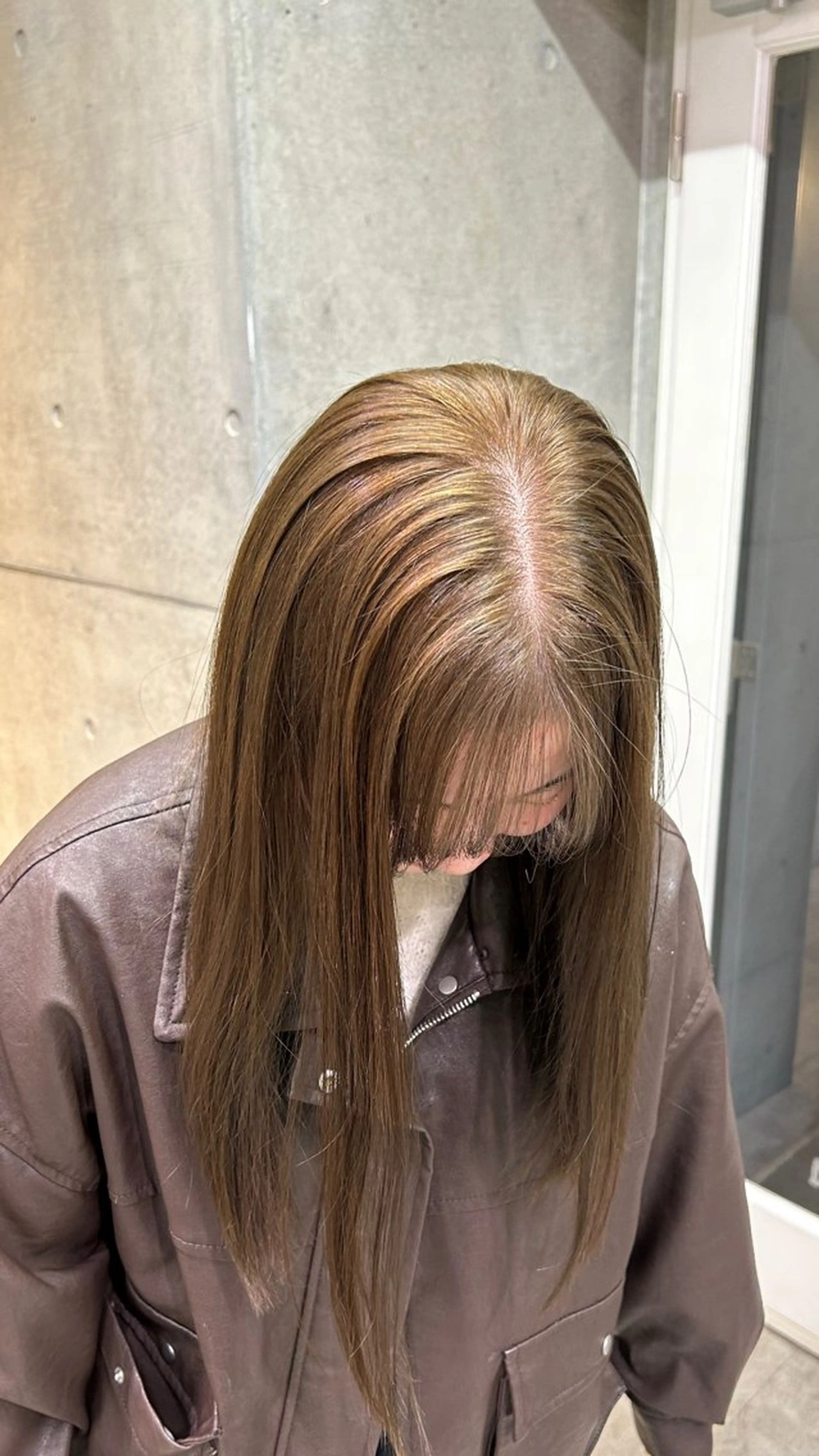 セミロング カラー ヘアカラー トリートメント レイヤー/ブロンド 透明感カラー/ヒロトのヘアスタイル