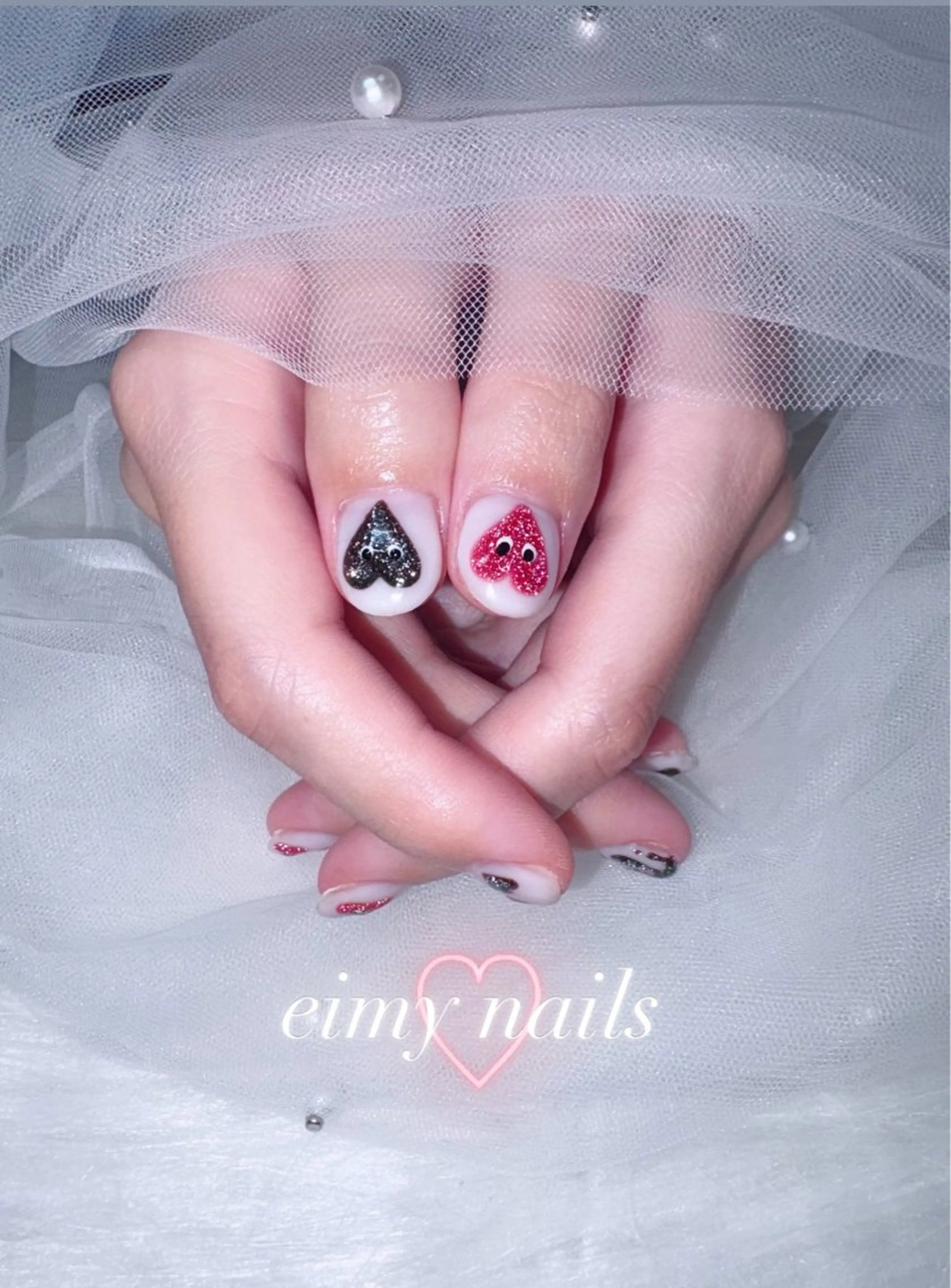 ネイル アートネイル ブラウン フラッシュネイル ラメ(グリッター) 持ち込み ハンドネイル eimy nails♡のネイルデザイン