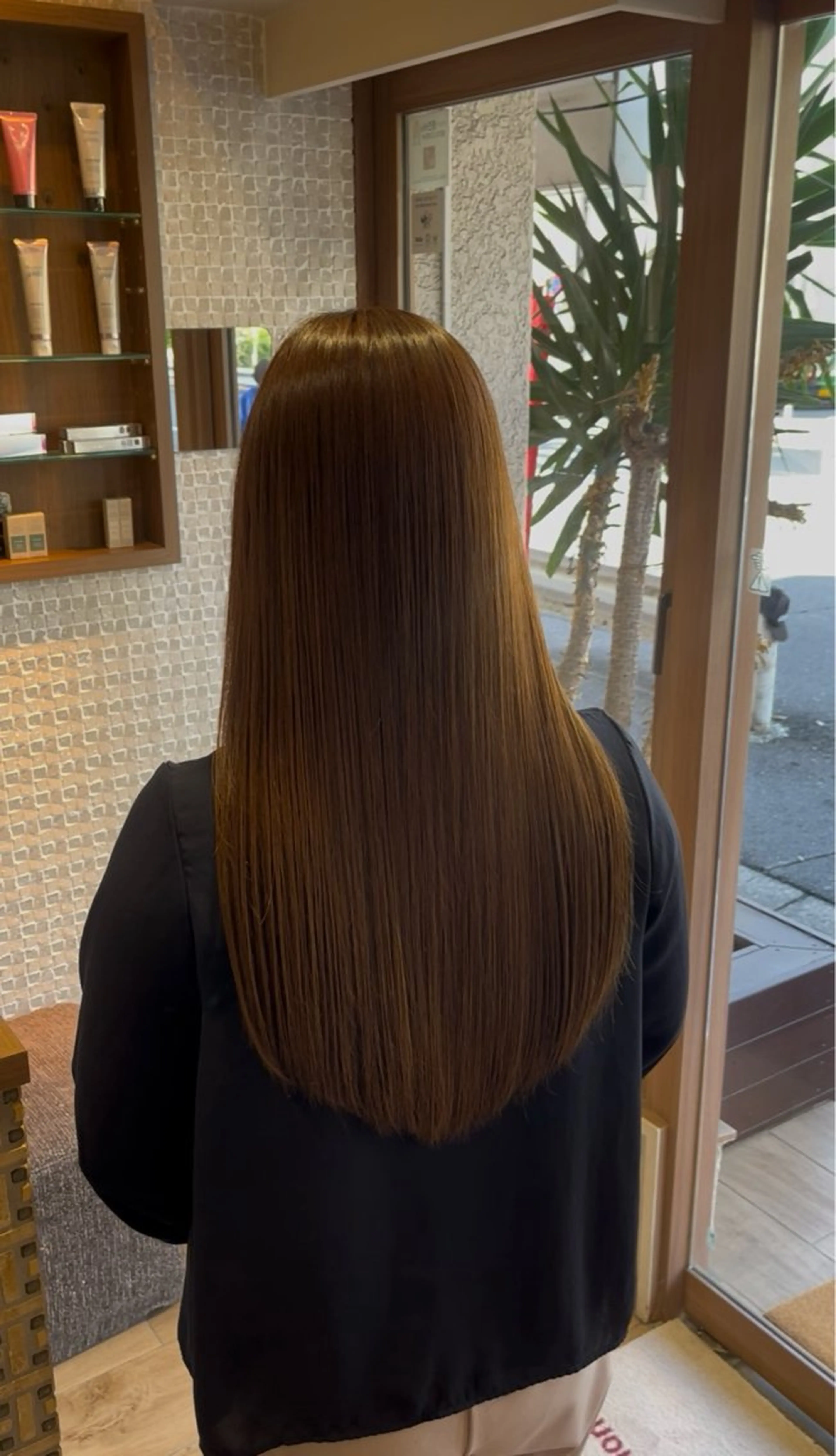 ロング カット 縮毛矯正 トリートメント 渋谷👑艶髪縮毛矯正 曲がる矯正✨ヒガシのヘアスタイル