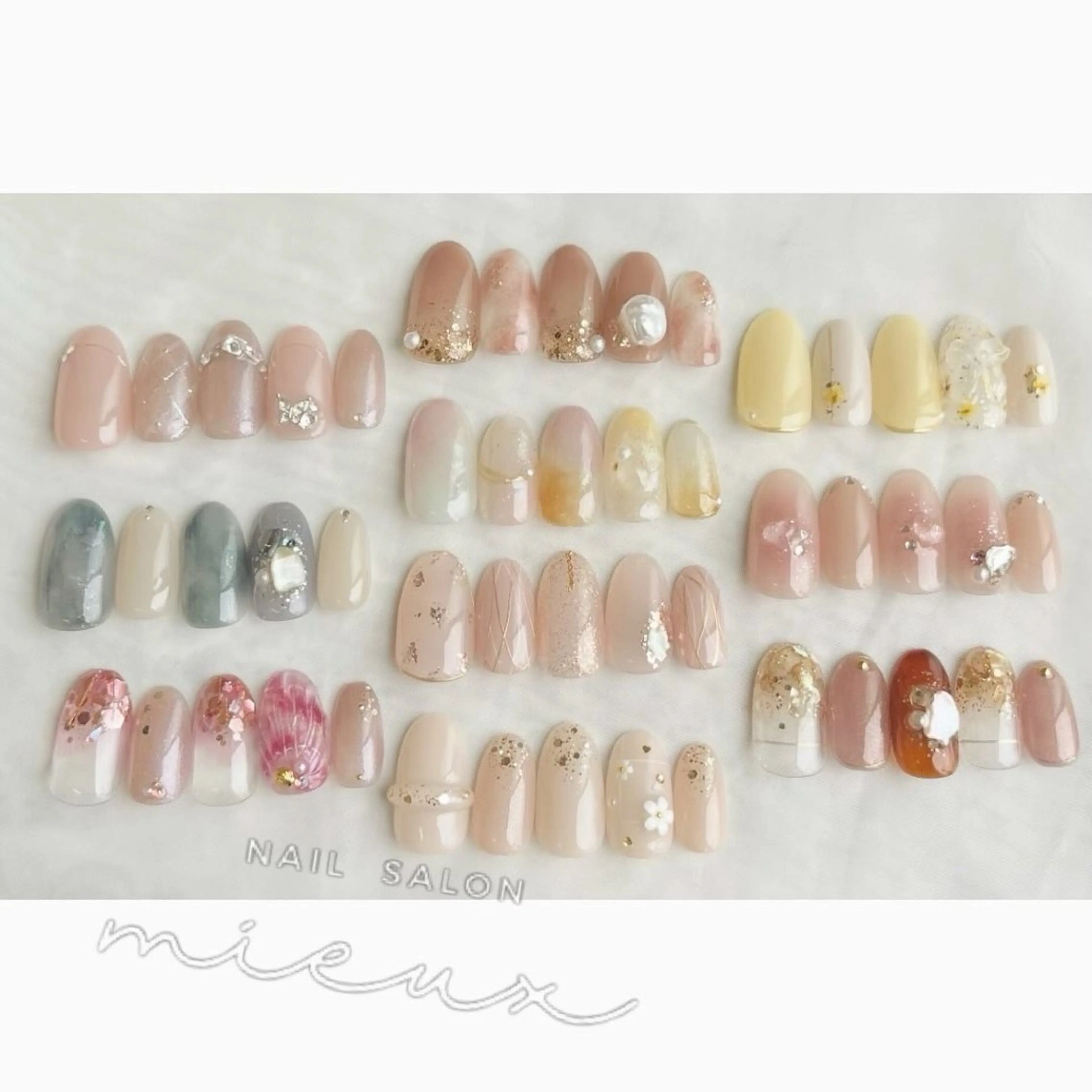 ネイル ハンドネイル nailsalon mieuxのネイルデザイン