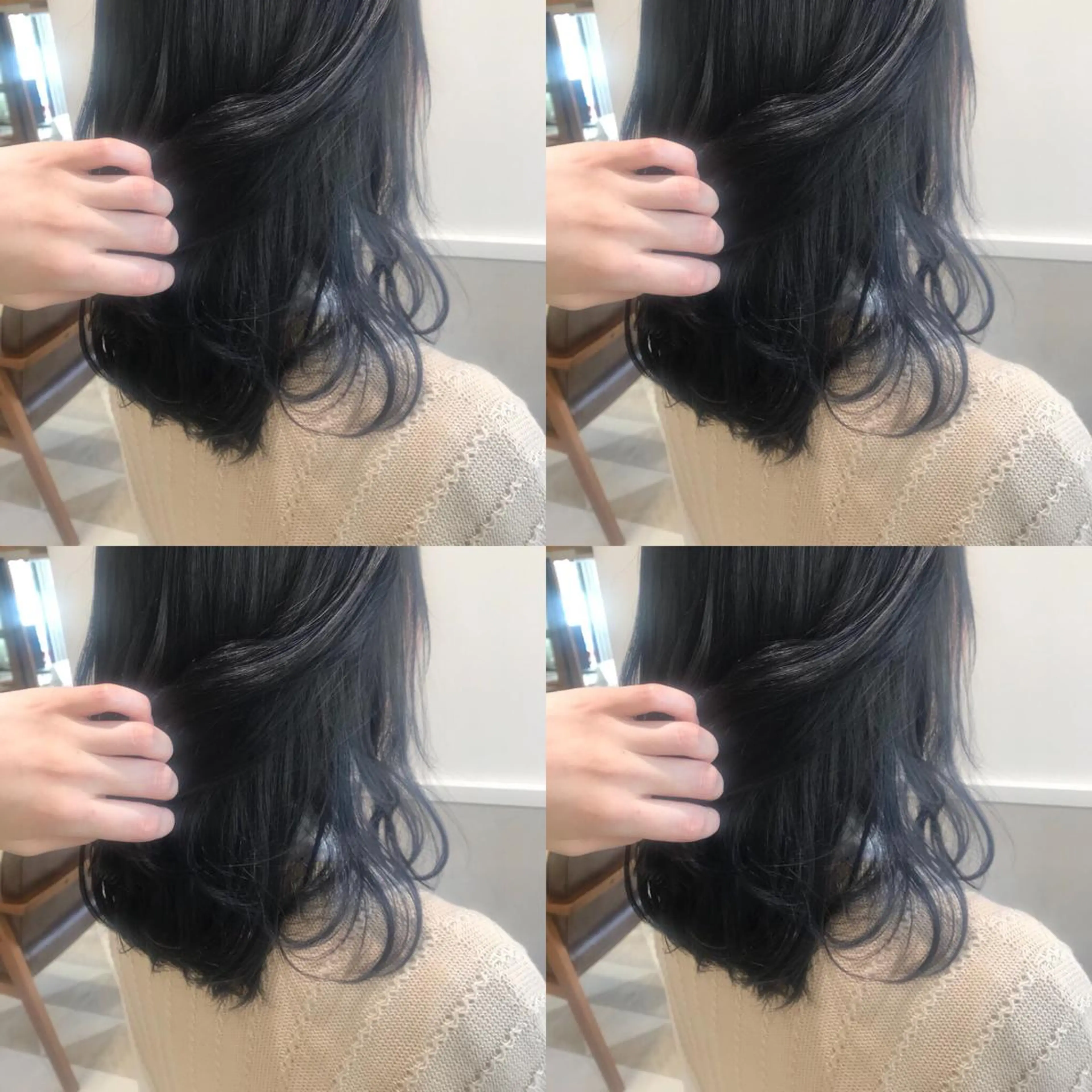 ミディアム カラー SALOWIN所属・小栗 麻衣のヘアスタイル