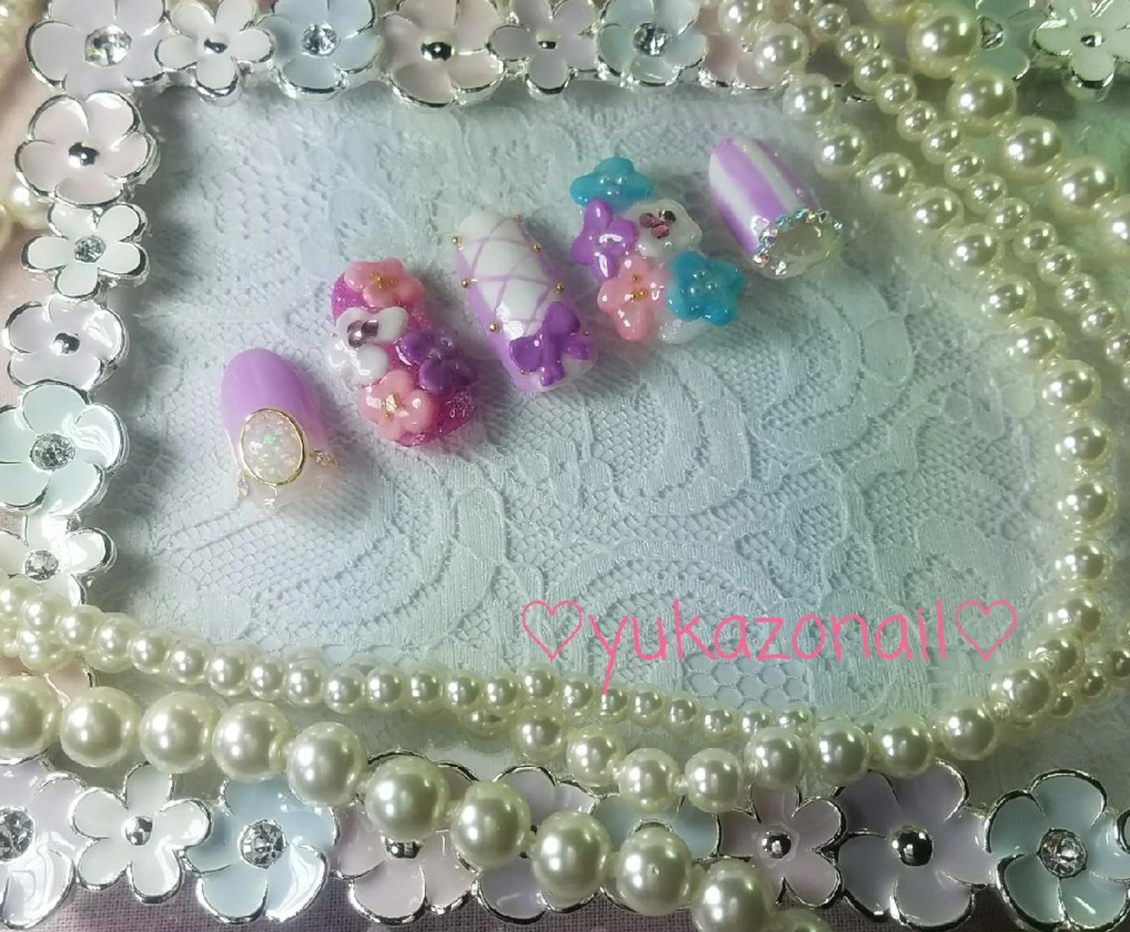 ネイル ネイルチップ nail atelier yuka所属・❤ yuka❤のネイルデザイン