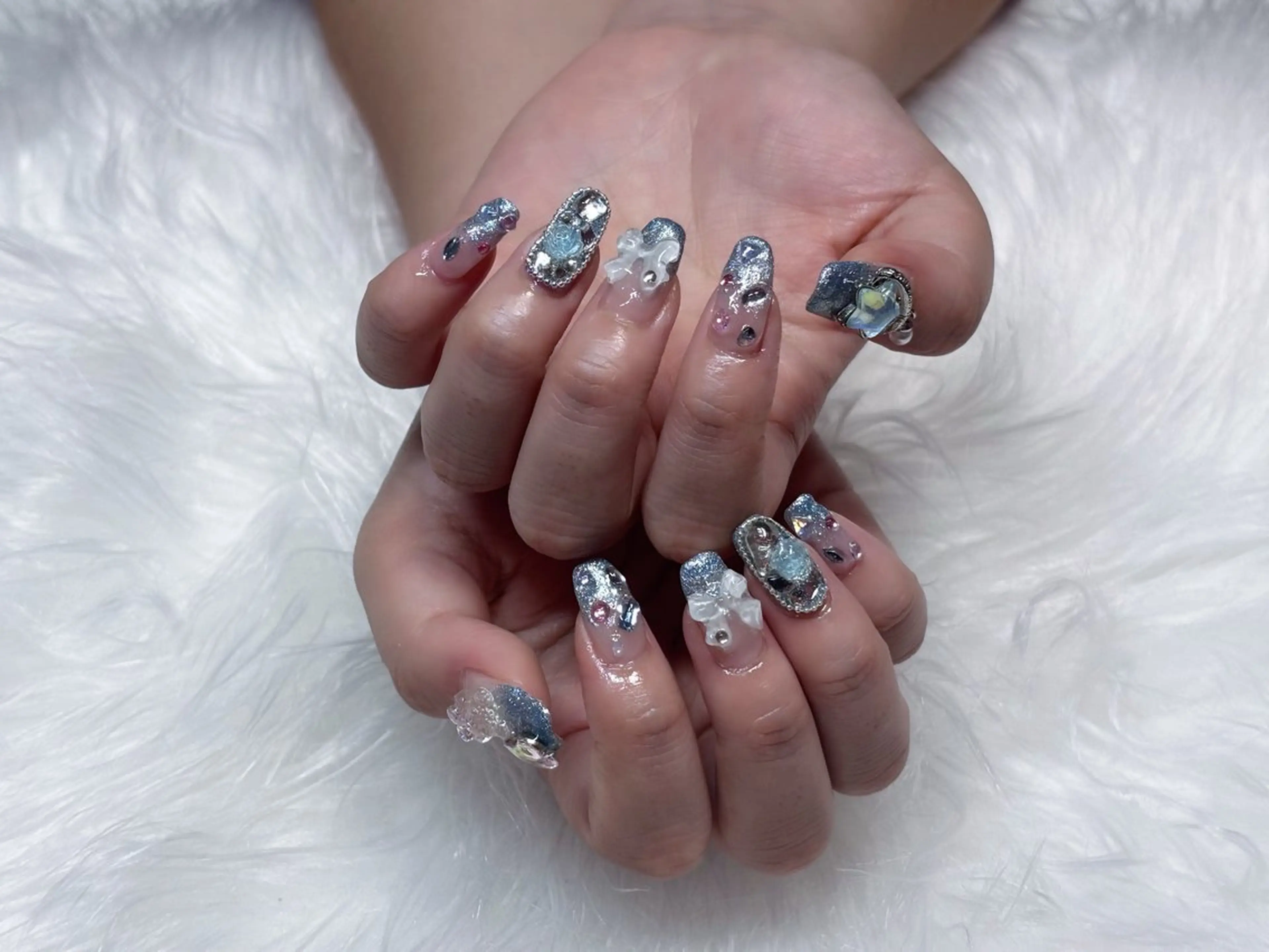 ネイル ハンドネイル フットネイル 番園 あかねのネイルデザイン