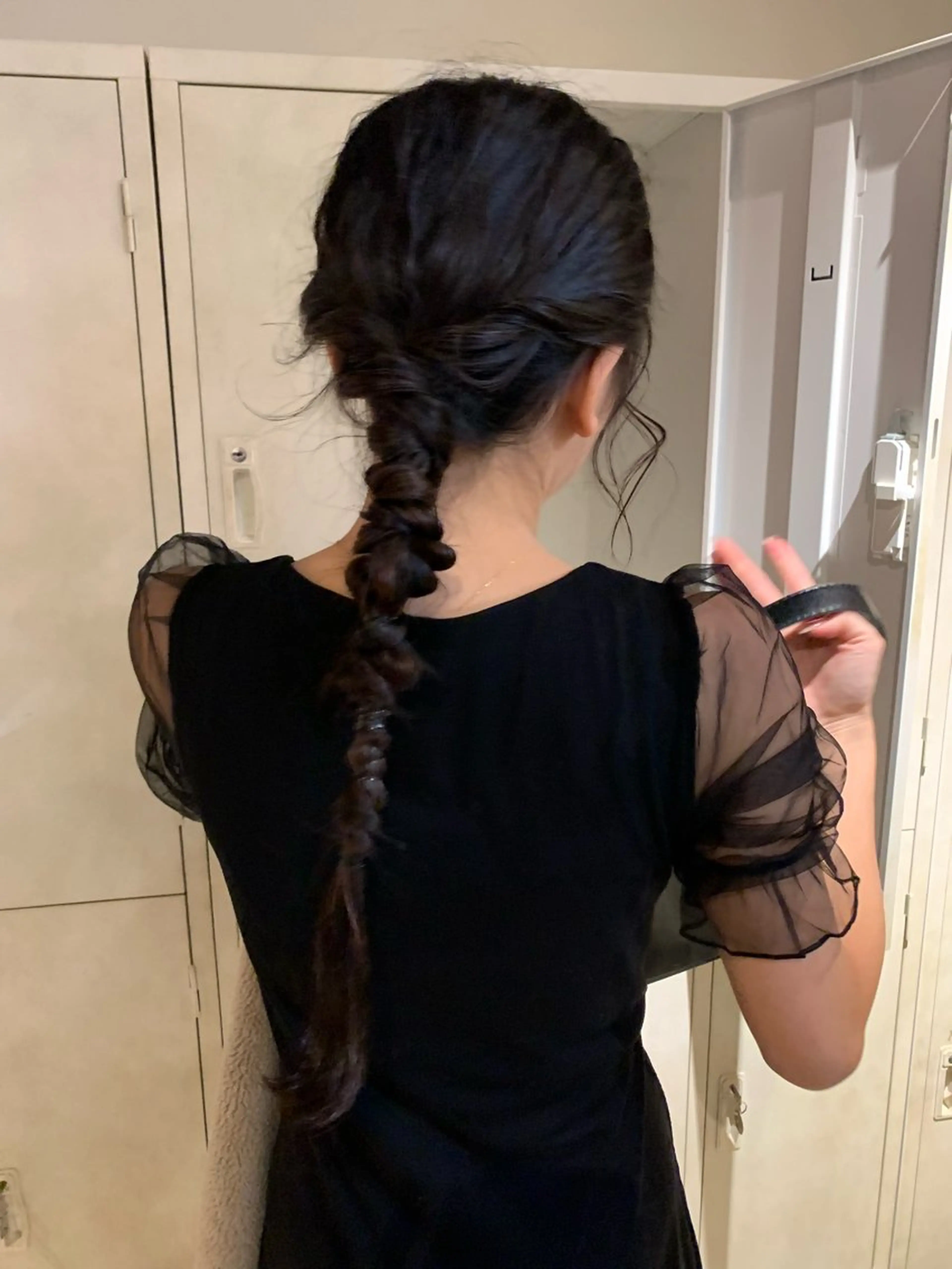 ロング ヘアアレンジ ヘアセット ブリーチ/アレンジ 天満/chihiroのヘアスタイル