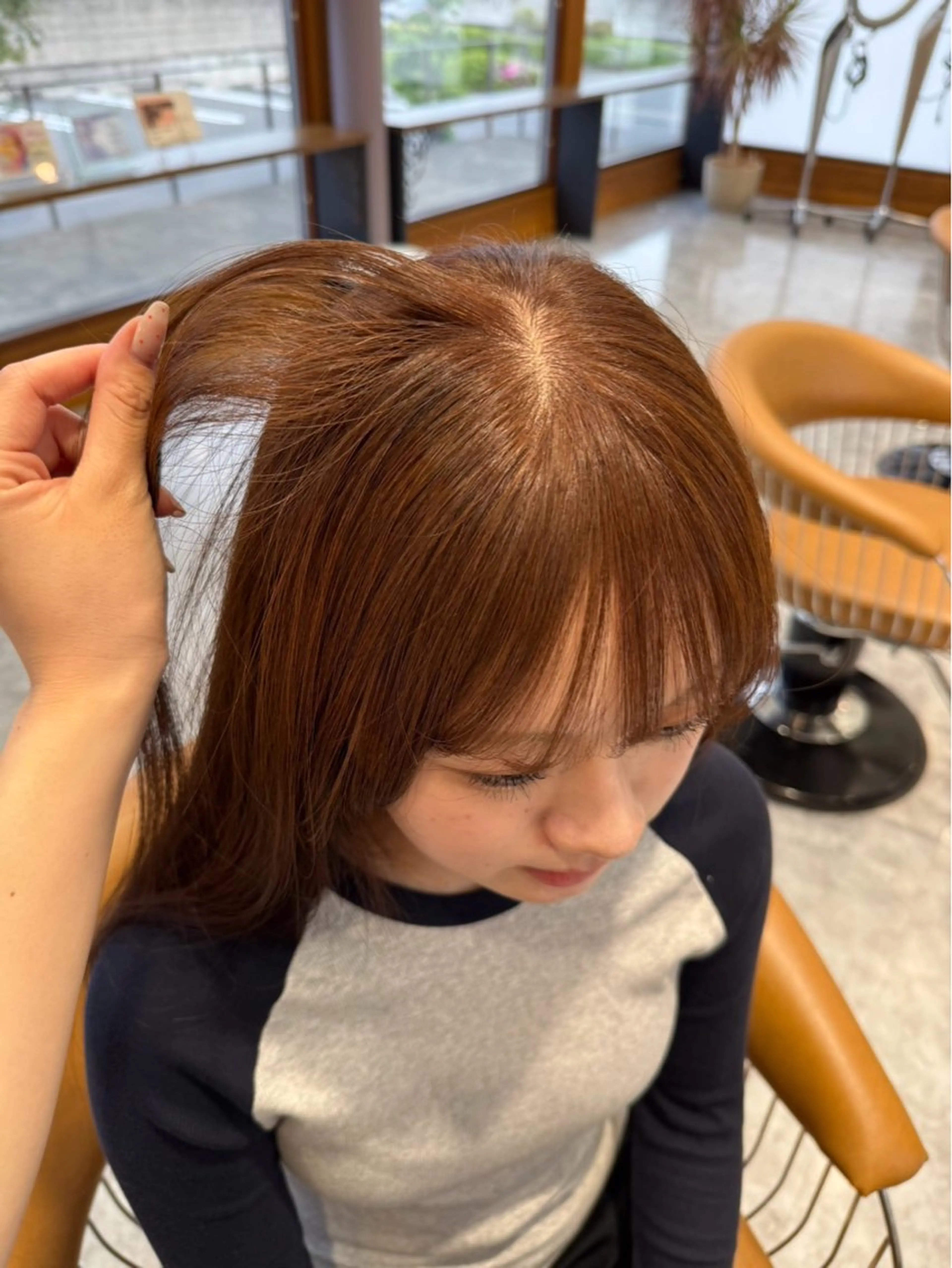 ロング カラー emusalon . Akika✮*。゚のヘアスタイル