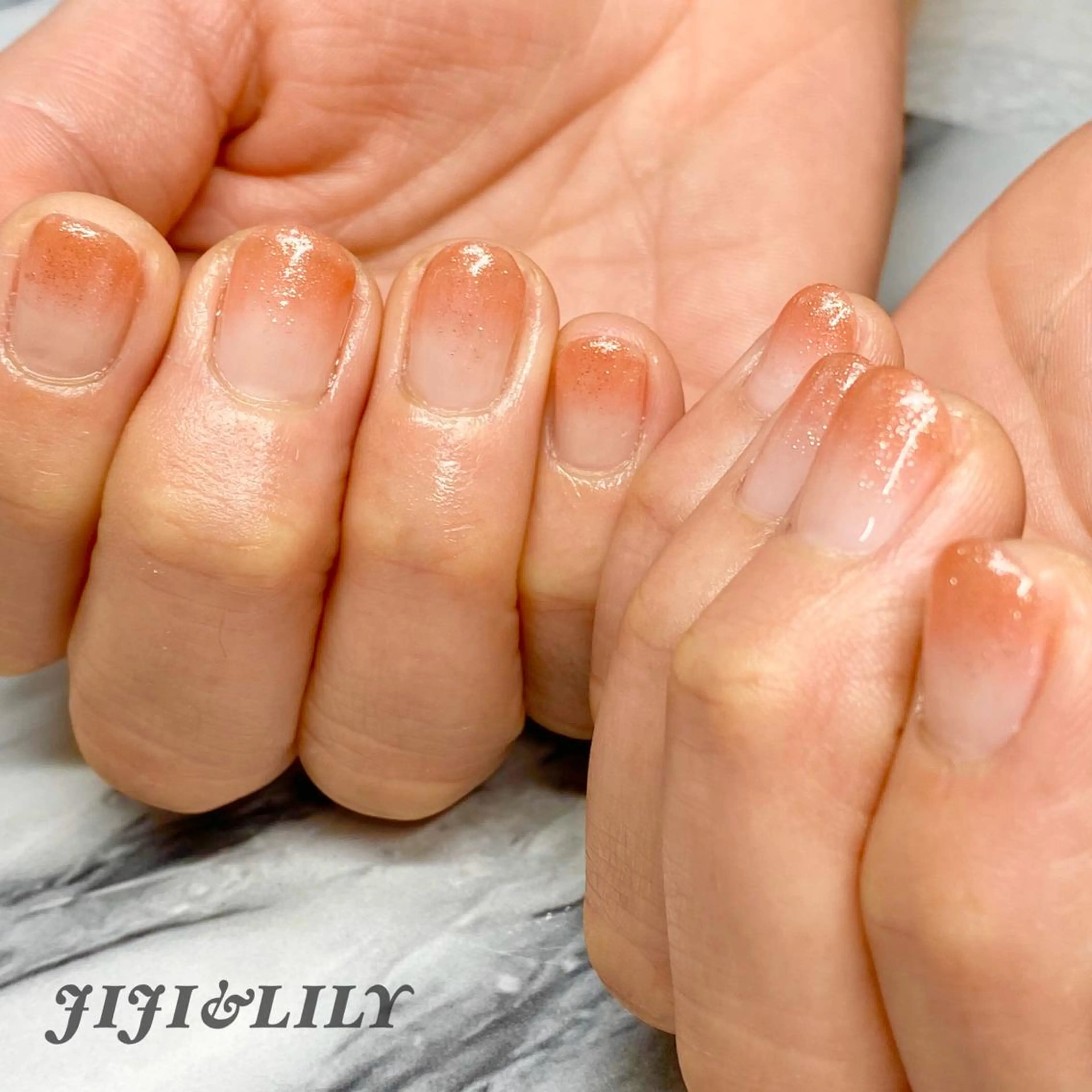 ネイル ラメ(グリッター) ラメグラデーション 豊田 圭子のネイルデザイン