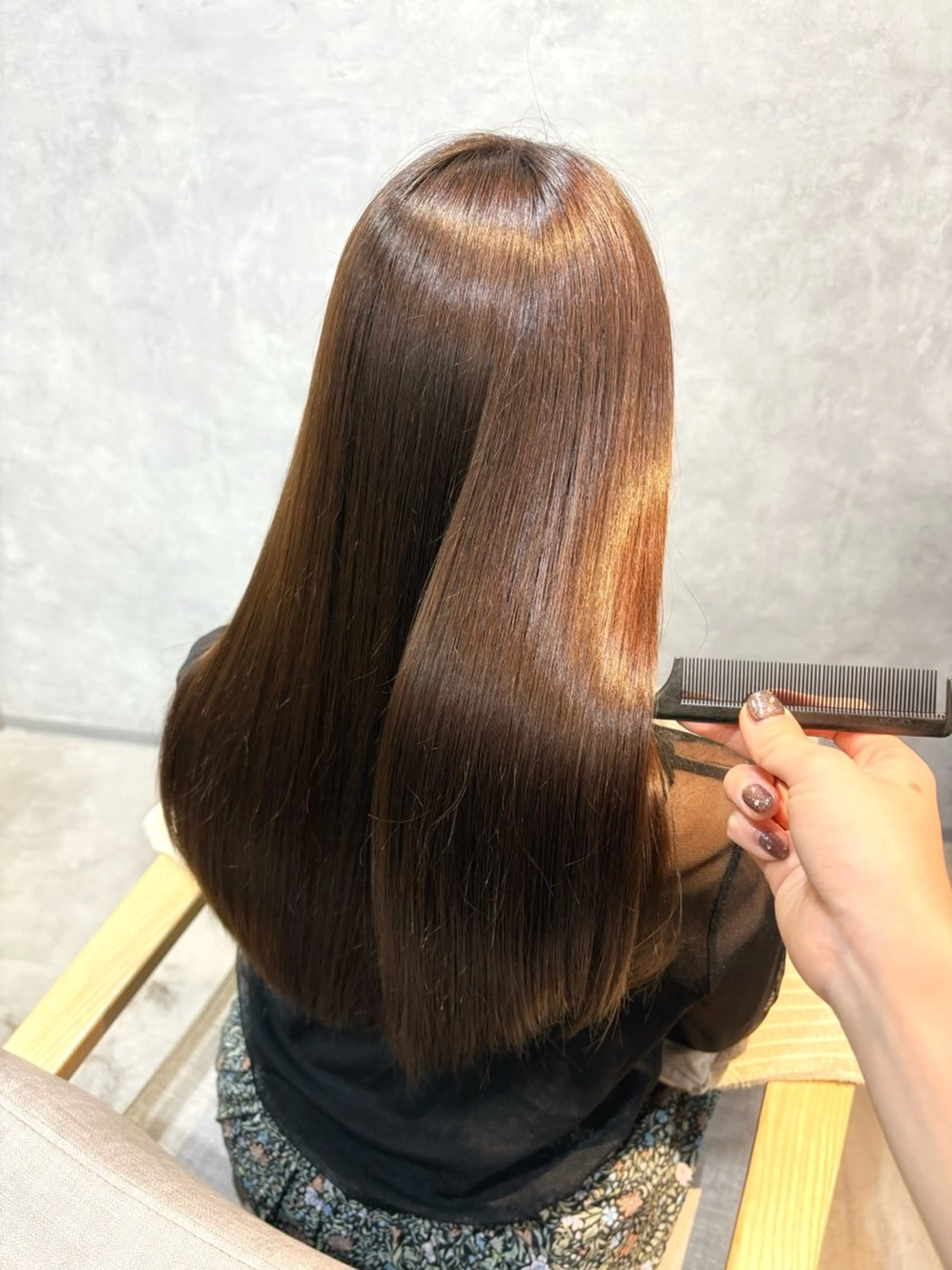 ロング 中村 ひなたのヘアスタイル