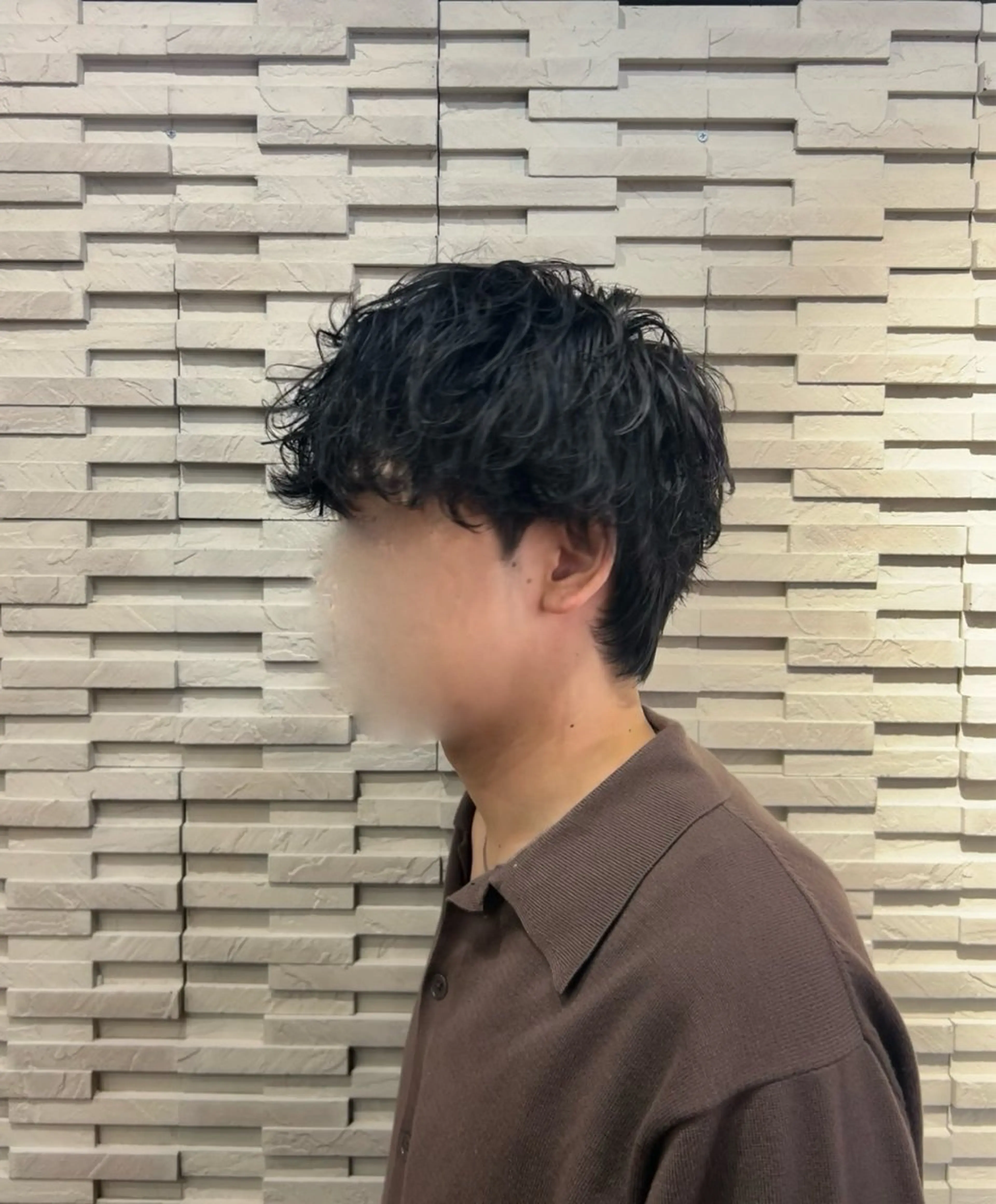 ショート パーマ メンズ メンズパーマ メンズウルフカット ウルフカット カット パーマ 桐山 空澄のヘアスタイル
