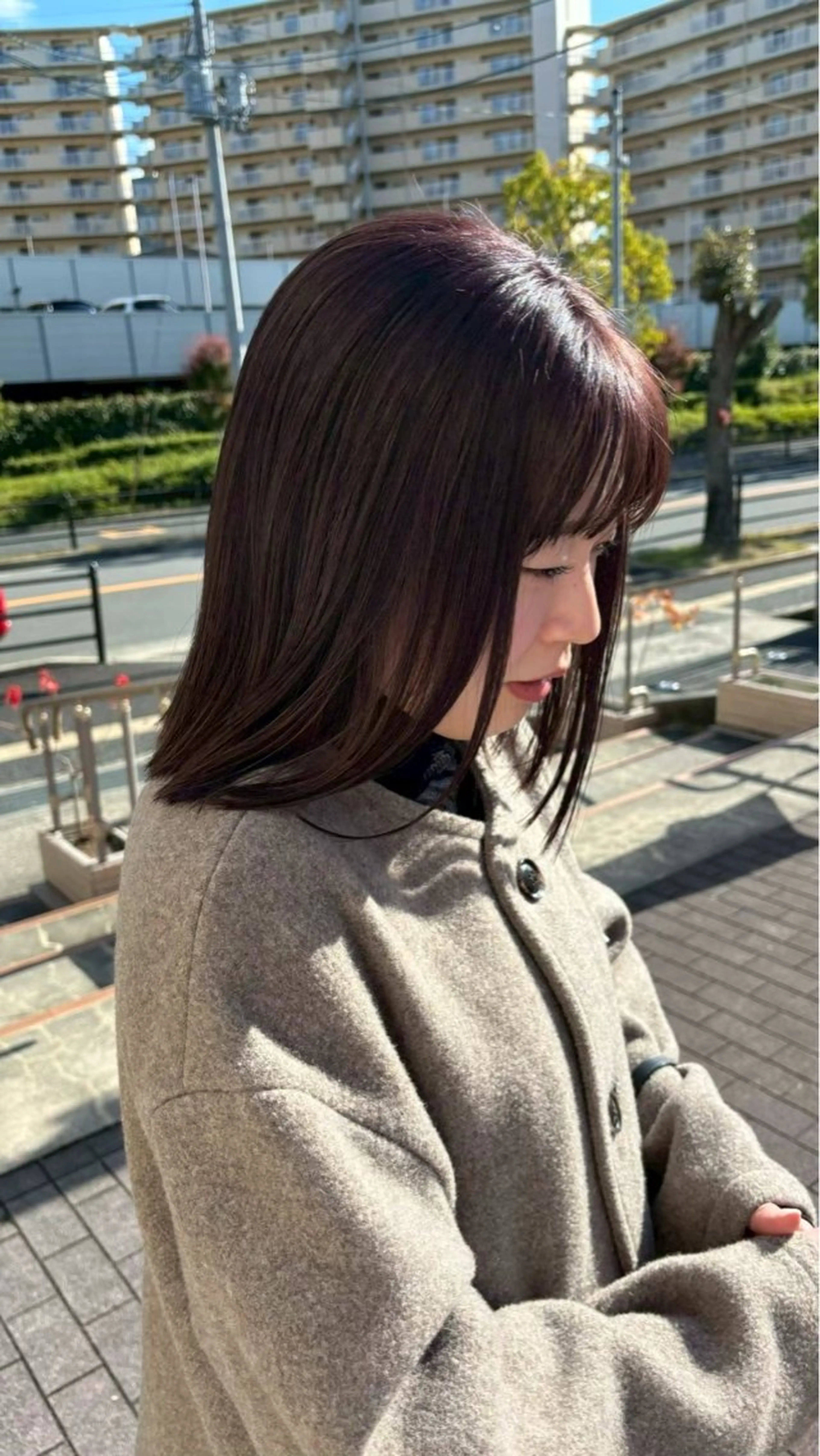 カラー YOKE /桃山台 /iori‎✦.˚◦のヘアスタイル