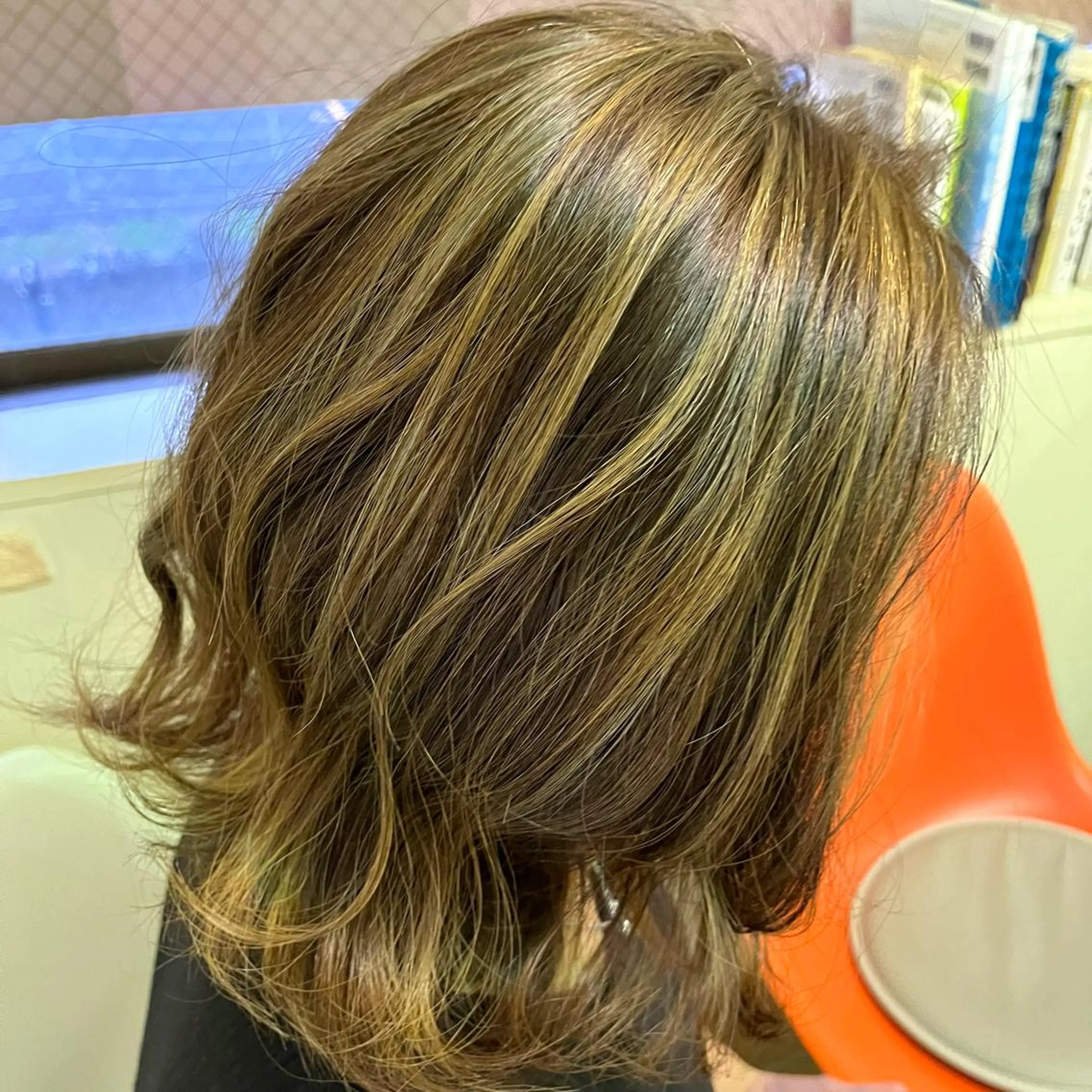 ミディアム カラー ハイライトカラー ハイライト 斉藤 凜のヘアスタイル