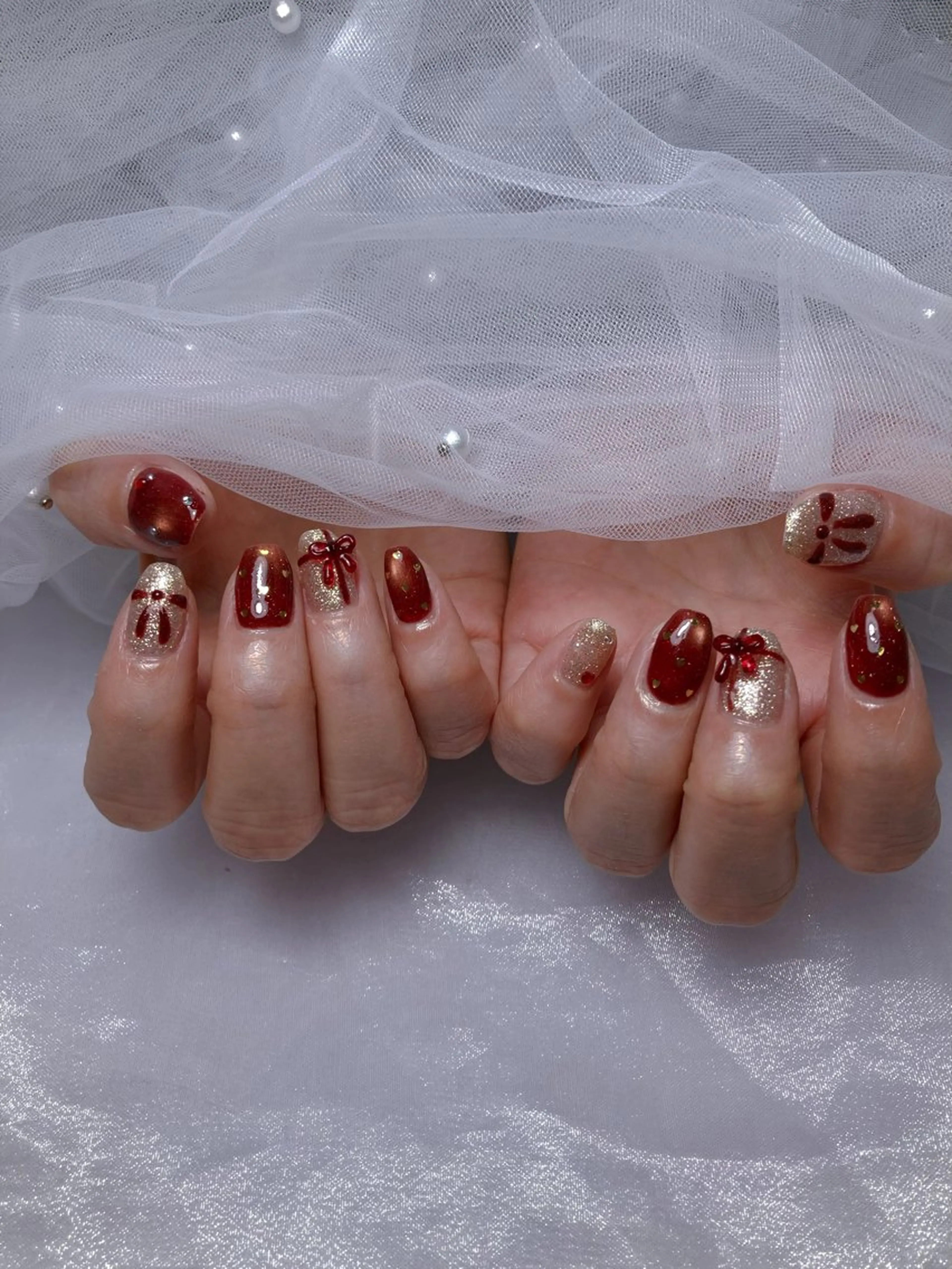 ネイル ハンドネイル eggplant レイカのネイルデザイン