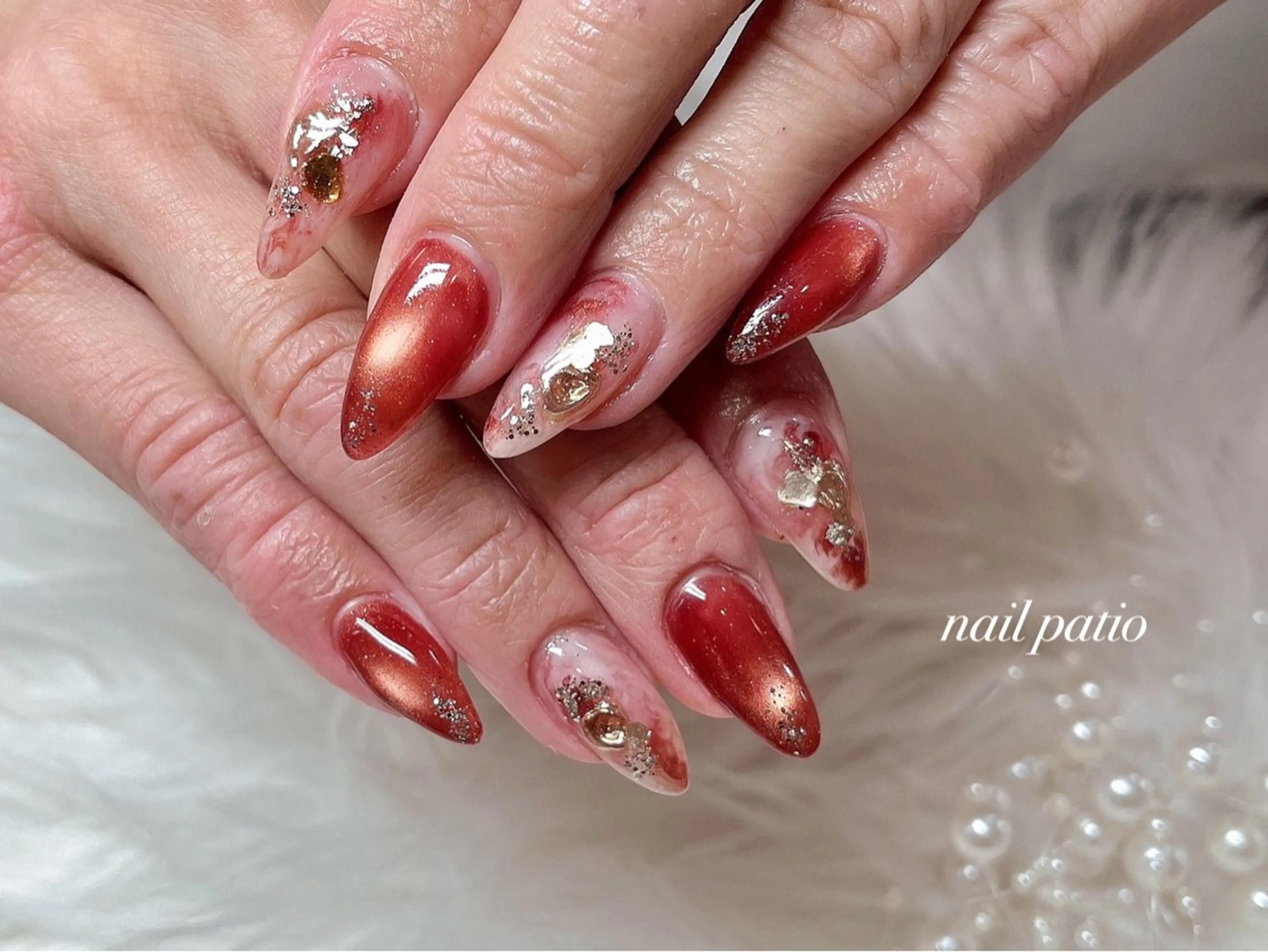 ネイル ハンドネイル nail patio 新越谷 yukiのネイルデザイン