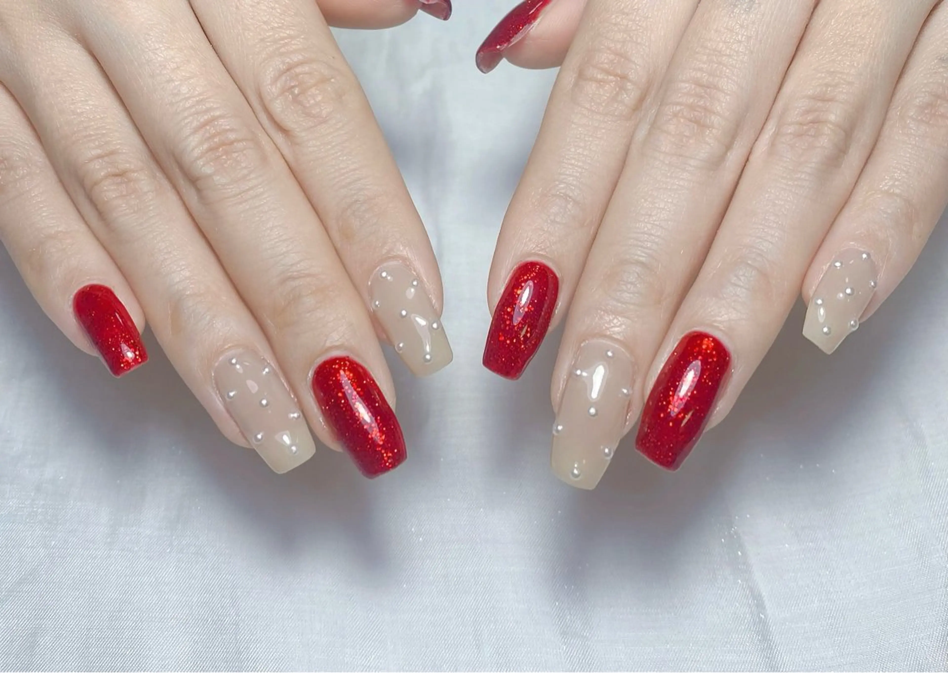 ネイル アートネイル フレンチネイル ジェルネイル グラデーション 韓国ネイル Nail Salon kihi大塚店のネイルデザイン