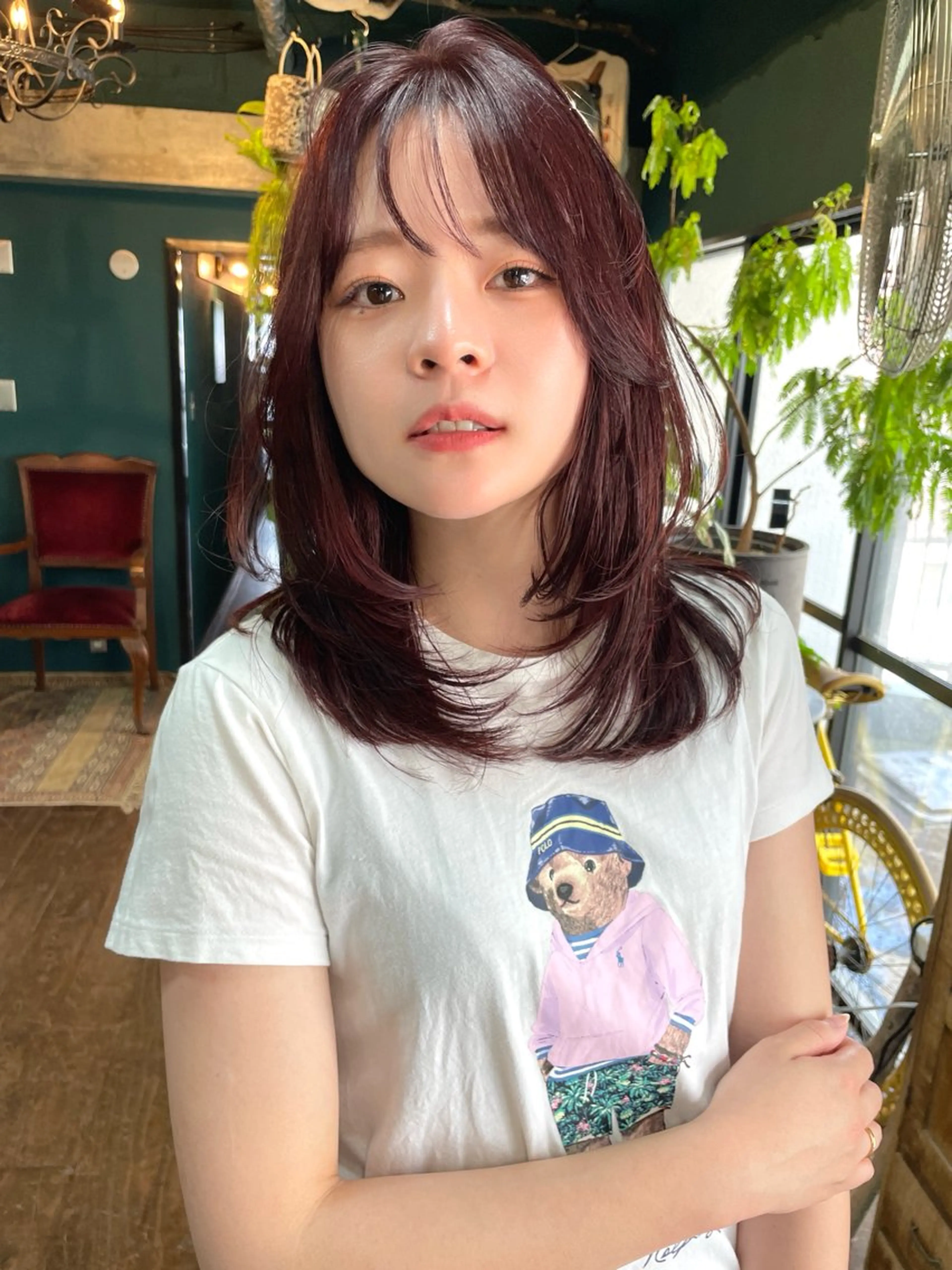 セミロング レイヤーカット vivre libreのヘアスタイル