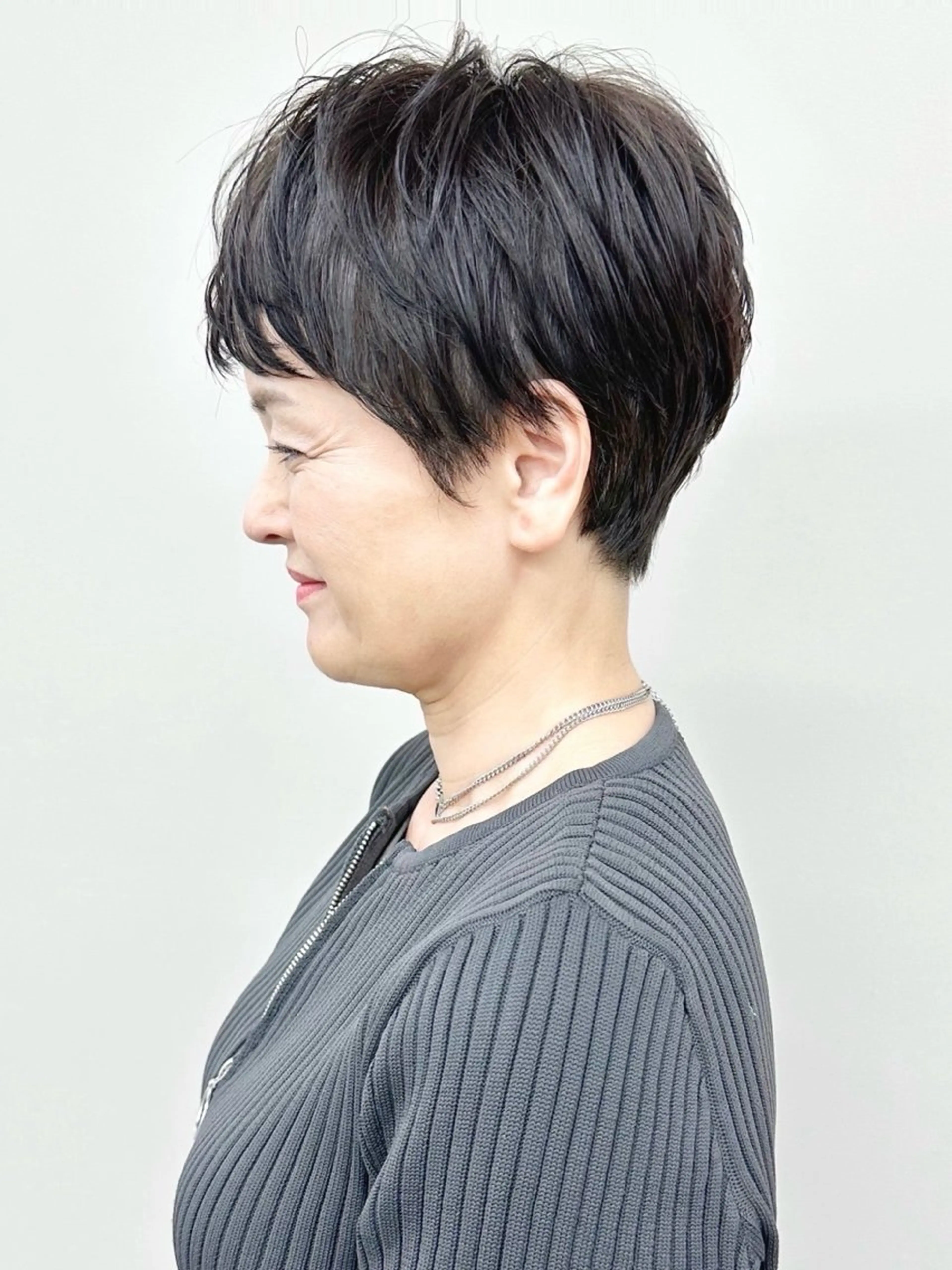 ショート カット ヘッドスパ ボブ/ゆるふわ ボブパーマ/とういのヘアスタイル