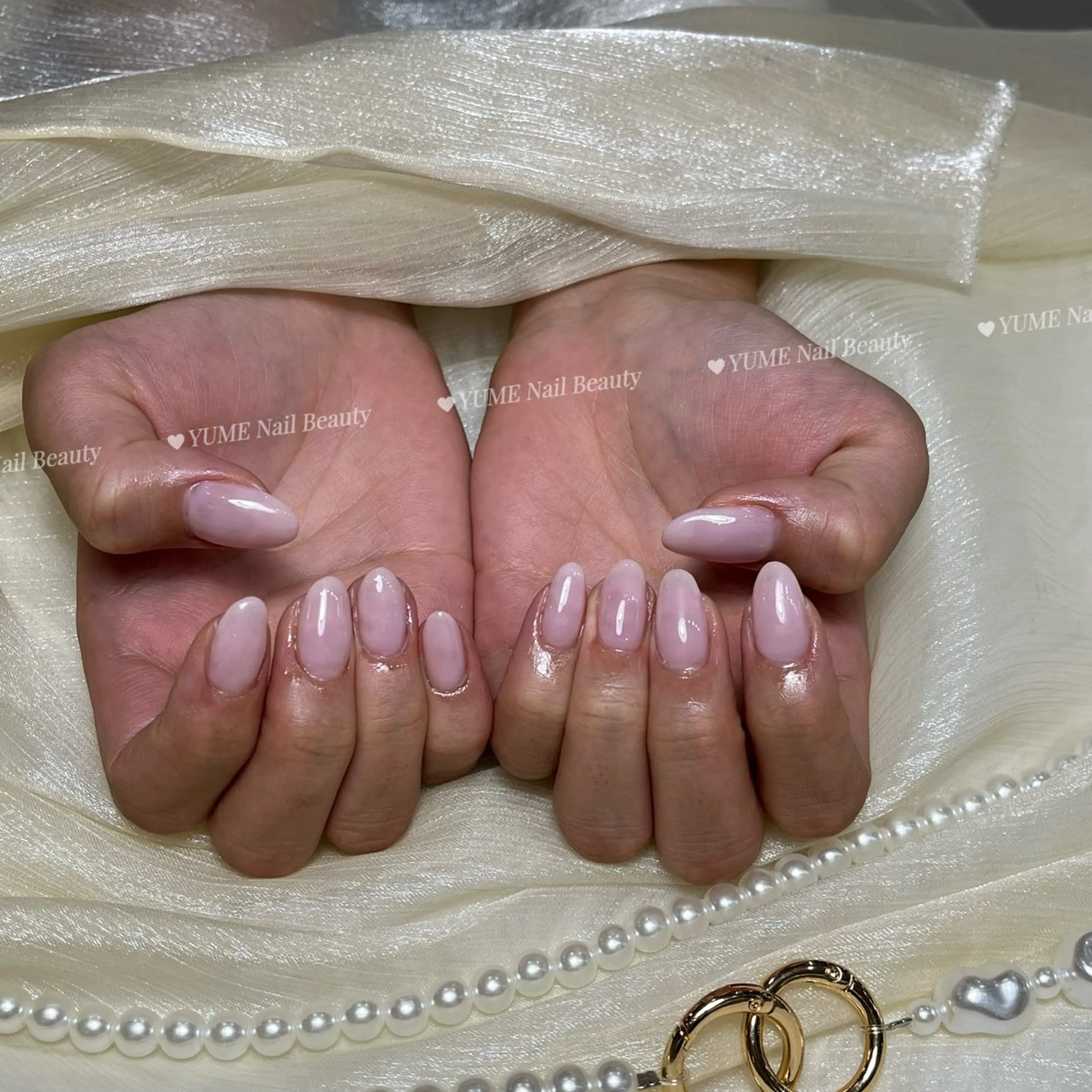 ネイル ワンカラーネイル YUME Nail Beauty いちごのネイルデザイン