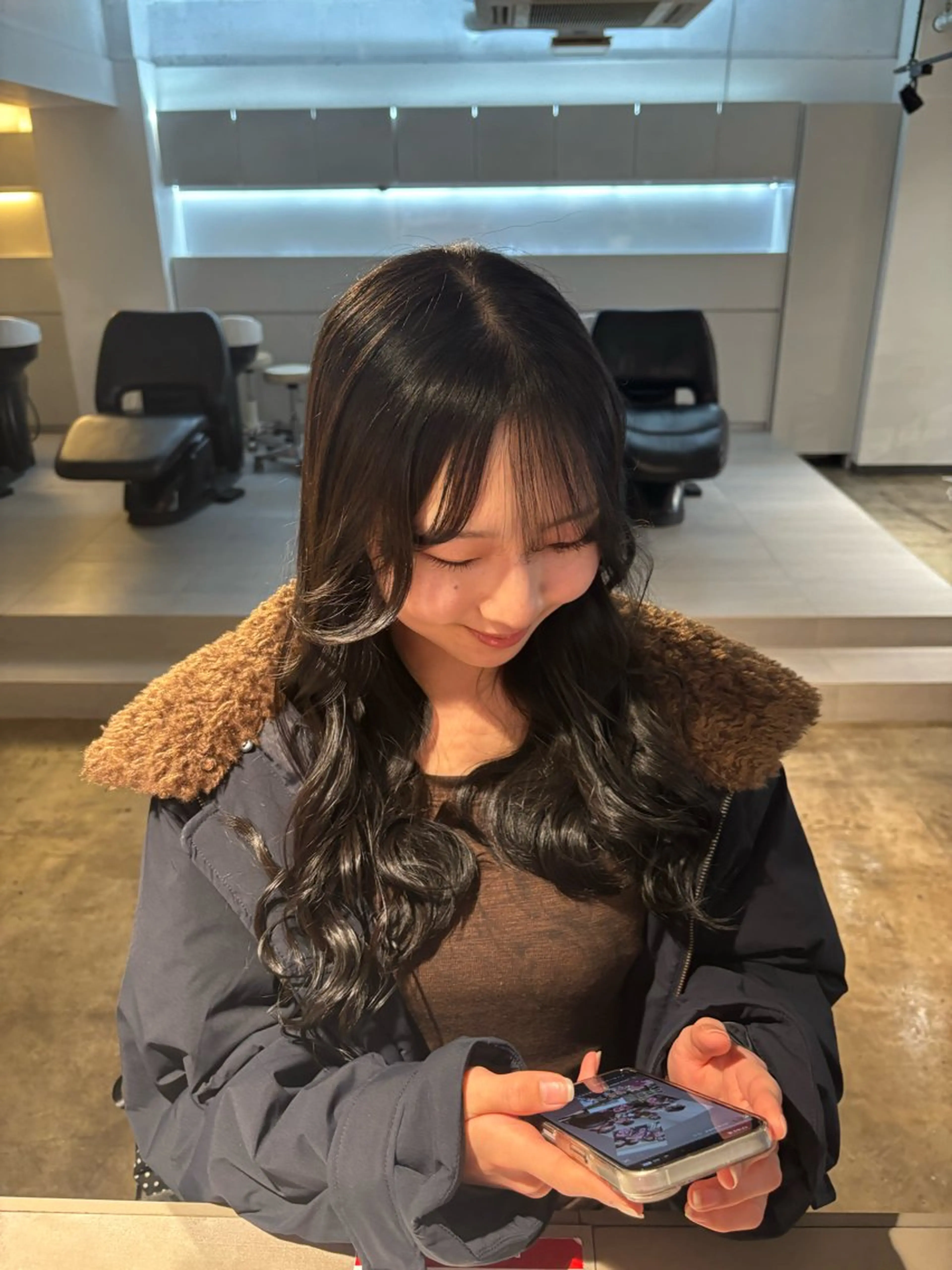 ロング カラー 黒髪 ブリーチ ブルーカラー ブルーブラック ブラウンカラー ヘアカラー トリートメント 🌼ブリーチ/個性派 ヘアセットMei🌼のヘアスタイル