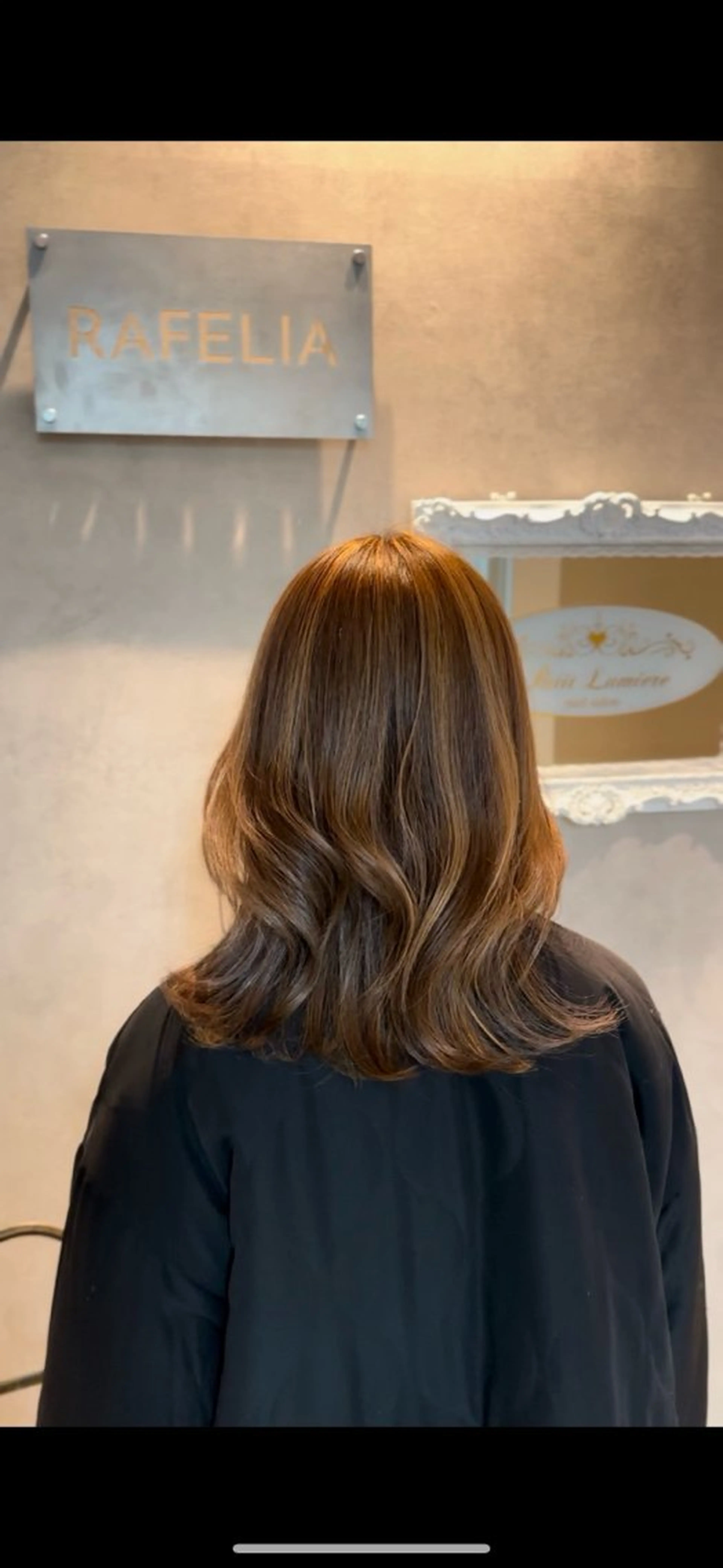 ミディアム カット ヘアカラー 縮毛矯正 トリートメント uhiyama shotarouのヘアスタイル