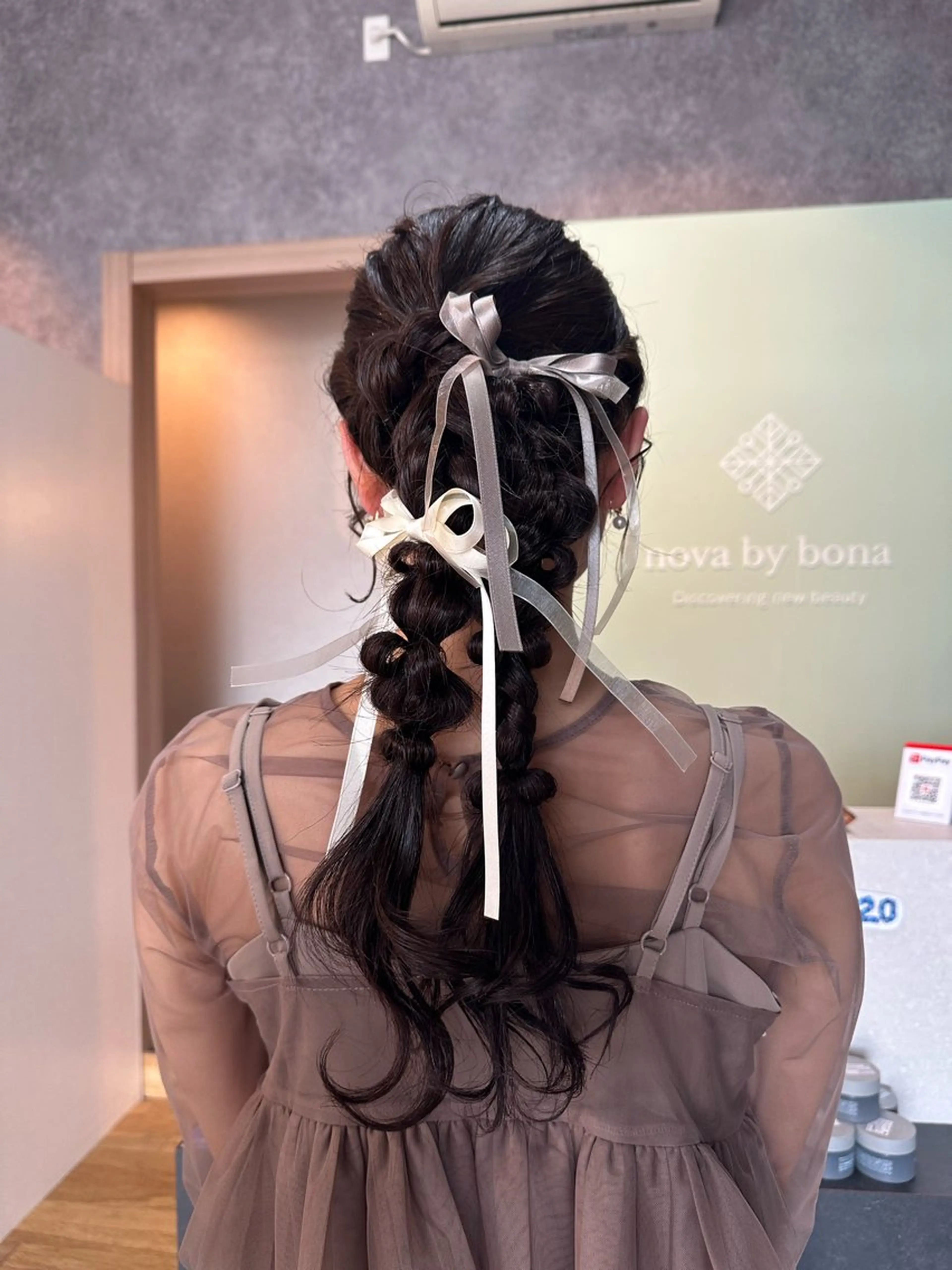 ヘアアレンジ ヘアセット 坂庭 美夢のヘアスタイル