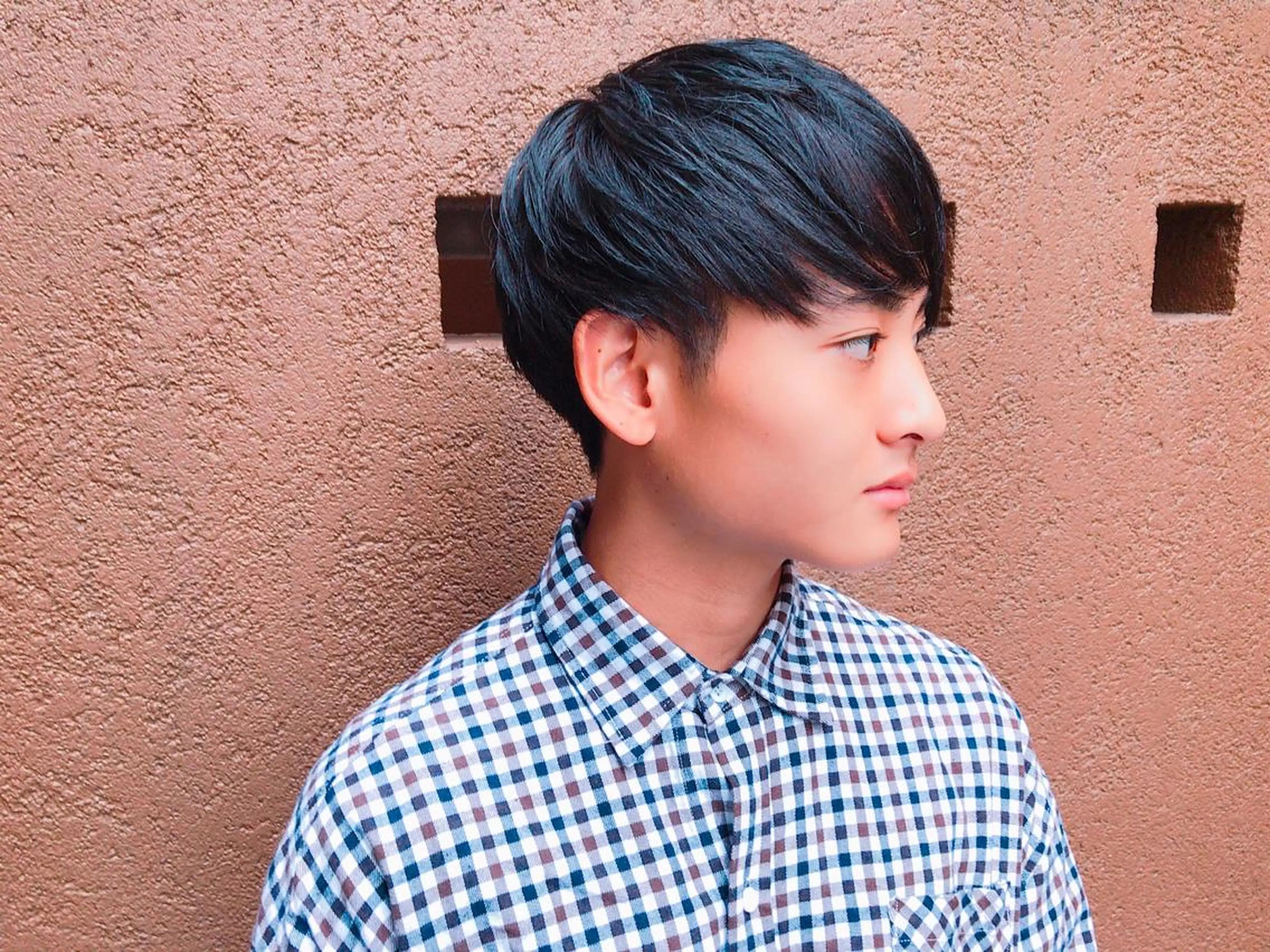 ショート カラー パーマ メンズ カット ヘアカラー ちこ .のヘアスタイル