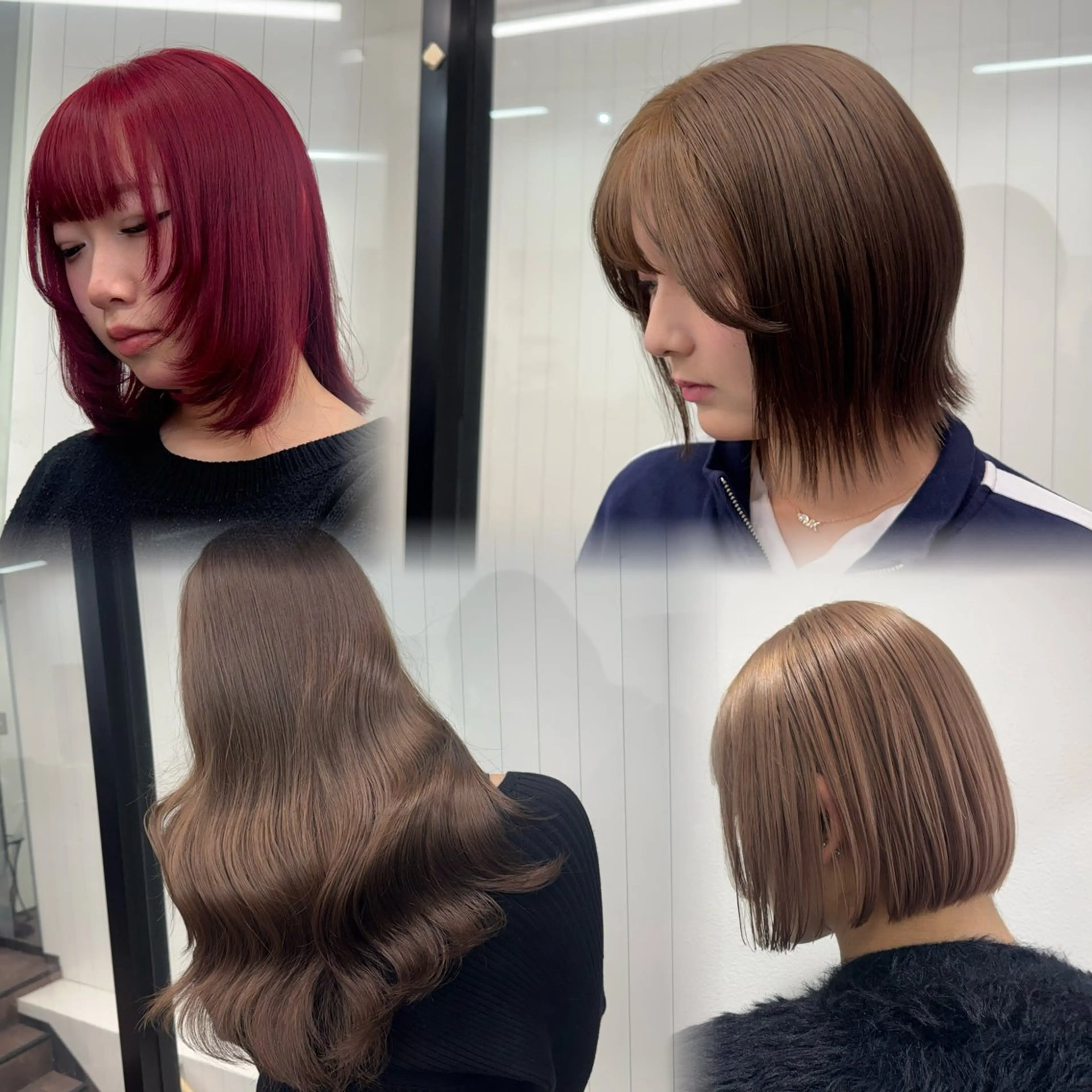 カラー アッシュ バレイヤージュ ミストバング ブリーチ ケアブリーチ ヘアカラー 🫧La Mimi YUI🫧のヘアスタイル